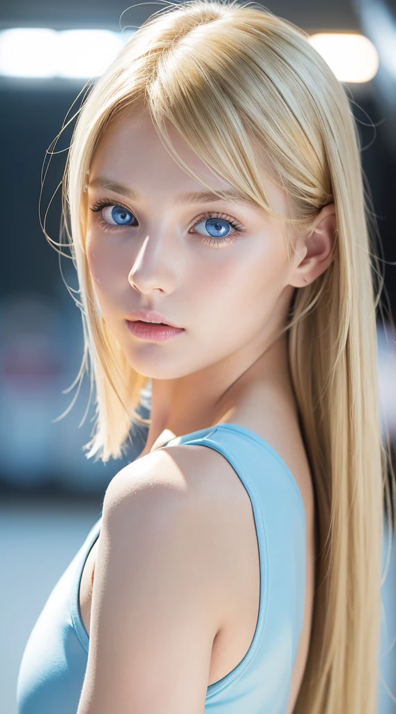(masterpiece, photorealistic:1.4, extremely intricate:1.6), (photon mapping, radiosity, physically based rendering, ultra resolution, hyper-realistic, photorealistic:1.4, hyper-realistic, 8K, rtx), ((twenty years old [athlete:supermodel:0.5], (teenage girl, (((strong cheekbones)), humid, glisten, closeup portrait, (nude)), long straight [bright blonde hair:pink hair:0.8], [medium breasts:large breasts:0.5], [clear eyes:blue eyes:0.3]), blue latex gloves), red cross) Fantasy, BREAK, (((bedroom, bed, dim, shadows, smirking, looking away, dynamic action pose)))
