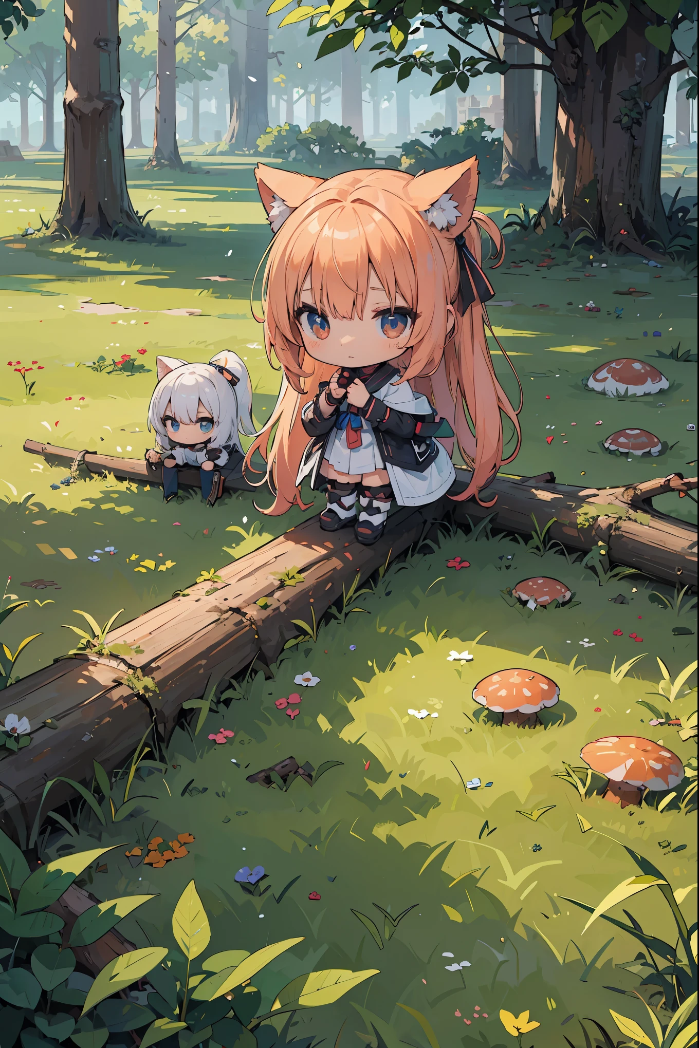 (masterpiece, top quality, absolute resolution, real sticks, realistic materials and textures, perfect anatomy),
BREAK
God of Beauty, Chibi, Cute, Fukai (Chibi: 1.5), The devastated and deserted earth is covered in rust and ceramic pieces, and is a forest of fungi that emits a poisonous miasma (gas).