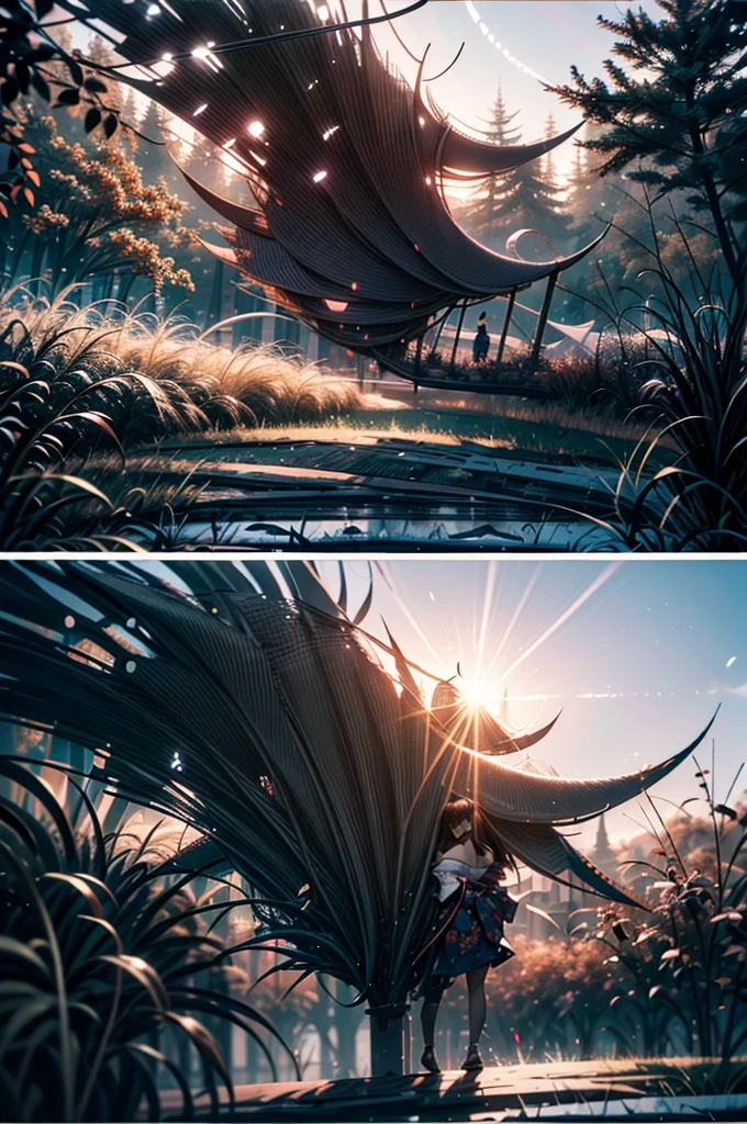 ((RAW shooting:1.5)), (Photoreal Stick:1.5, masutepiece:1.5, 8K), (top-quality, ​masterpiece, 超A high resolution), morning, Precincts of the shrine, ((fog the lens:1.4)), ((Shoot with blur:1.5)), ((sunrises, Sunlight coming in from behind:1.6, Strong sunlight spreads across the screen:1.6)), ((Strong sunlight shines on a woman:1.7)), ((The entire screen appears white and hazy due to strong sunlight.:1.8)), ((The woman looks blurry due to the strong sunlight:1.9)), Professional camera work:1.3, Highly detailed skin and facial texture:1.3, Grow Light Effect, The ultra-detailliert:1.3, 1girl in, Fair skin, (Sense of clarity:1.4, a small face), Extremely beautiful face:1.5, (Sense of clarityを感じる目:0.9, looking distantly), A smile:1.0, (Slightly open mouth:0.4, Sense of clarityを感じる口当たり:0.7), 二重まぶた, Dark brown medium hair, necklace and earrings, (Wearing Kimono Correctly Off Shoulder)
