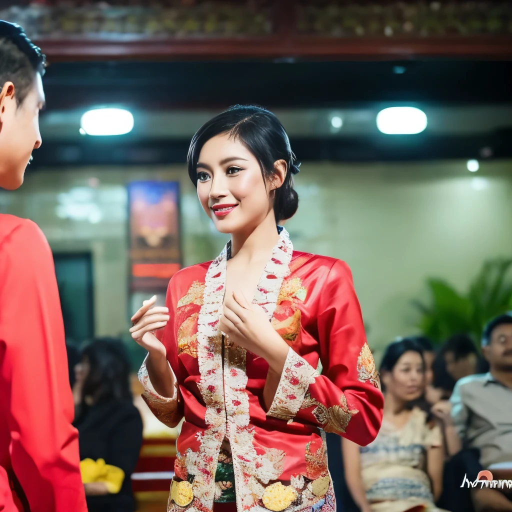 a group of women in kebaya posing for Miss Kebaya beauty contest, pose(arms up + happy), pose, 3 / 4 pose, posse features, 8 k uhd poser, photoshoot poses, portrait pose, various poses shooting photos, pose model, various pose, t pose, anime pose, pose 4 of 1 6, poser, posing for poster photography