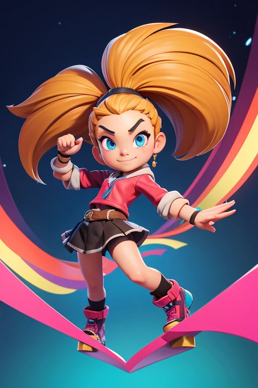 2d female character for platform game.