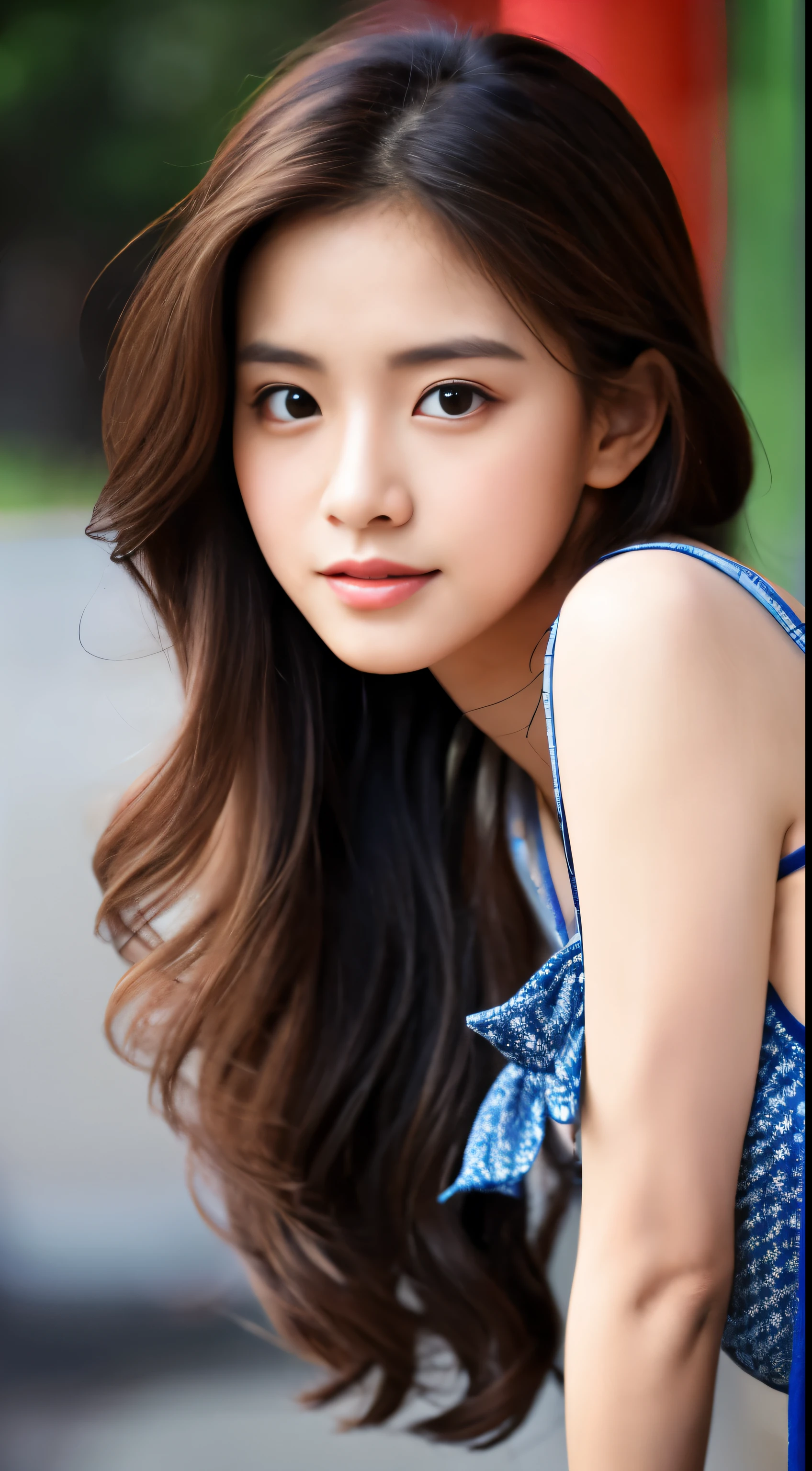 Best Quality, 超A high resolution, (Photorealistic:1.4), 20 years girl, (ulzzang-6500:0.8), (Forehead), Upper body,