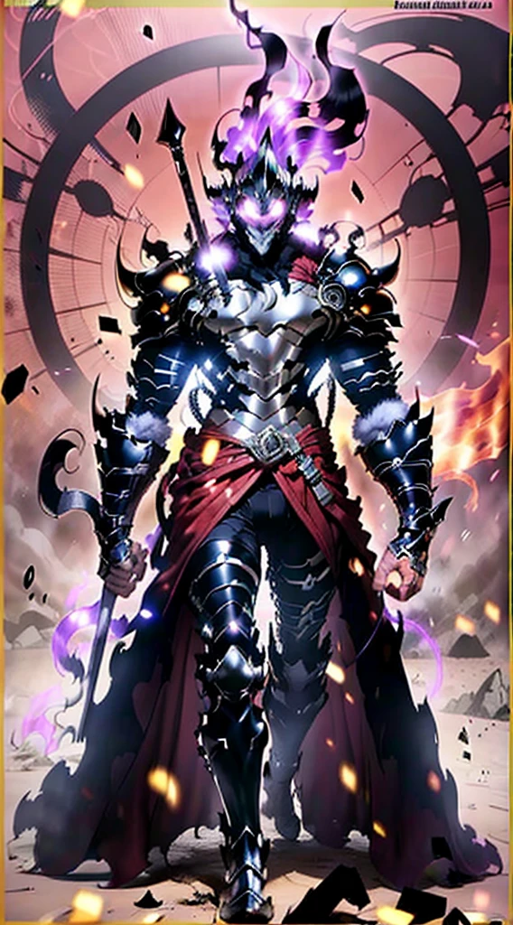 masterpiece, bestquality, 10, Igris ( Solo Levelinan, a tall, slender knight., In dark armor, in a helmet, Behind the hat was red hair in a high ponytail., eyes burn, go to viewer, in full growth, dark throne room background, igh resolution, big bulge