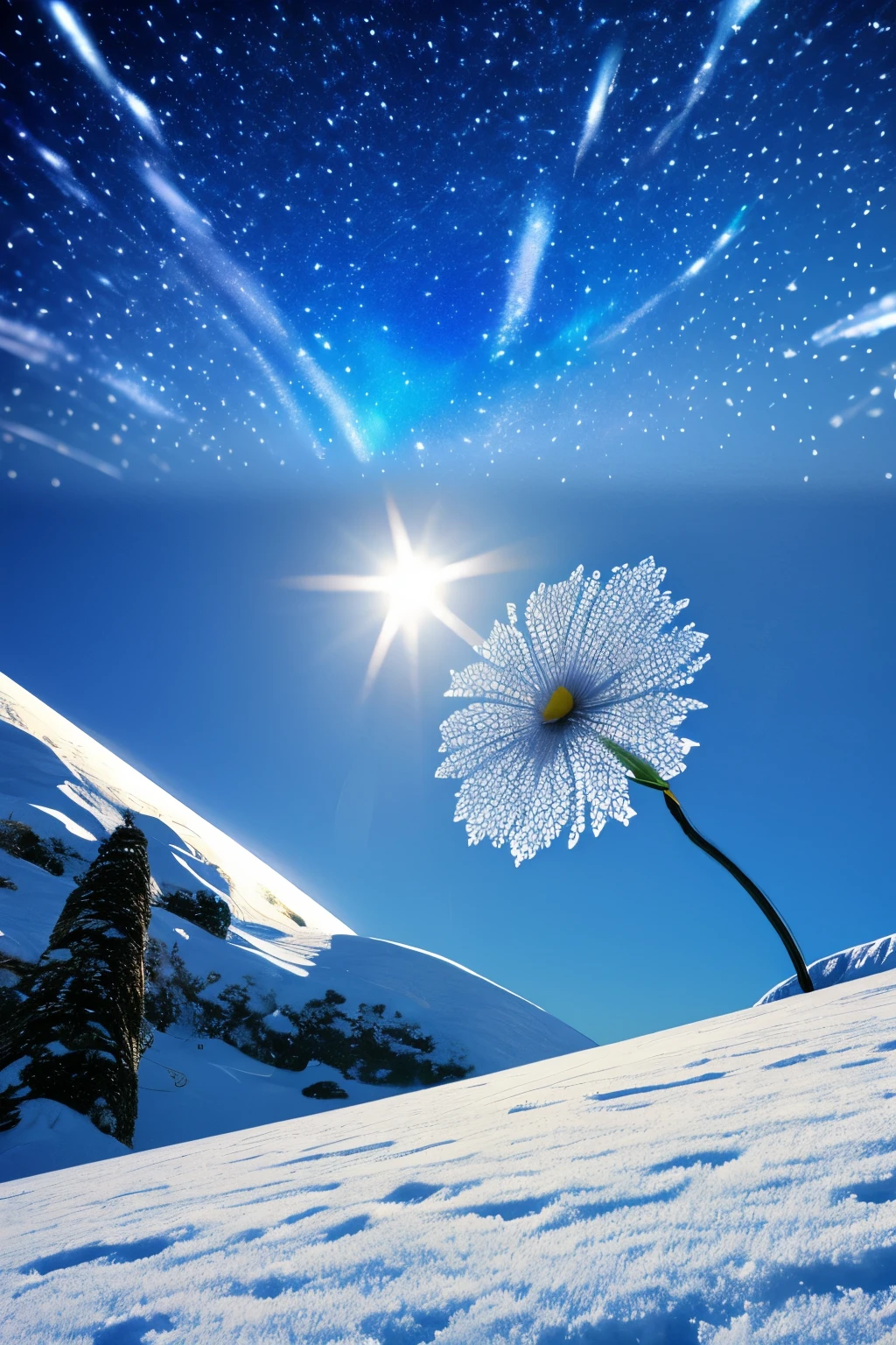 Winters,snowflower,science fiction science fiction