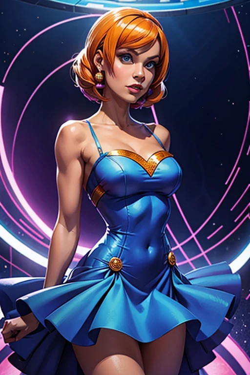 Woman, fanta micro dress