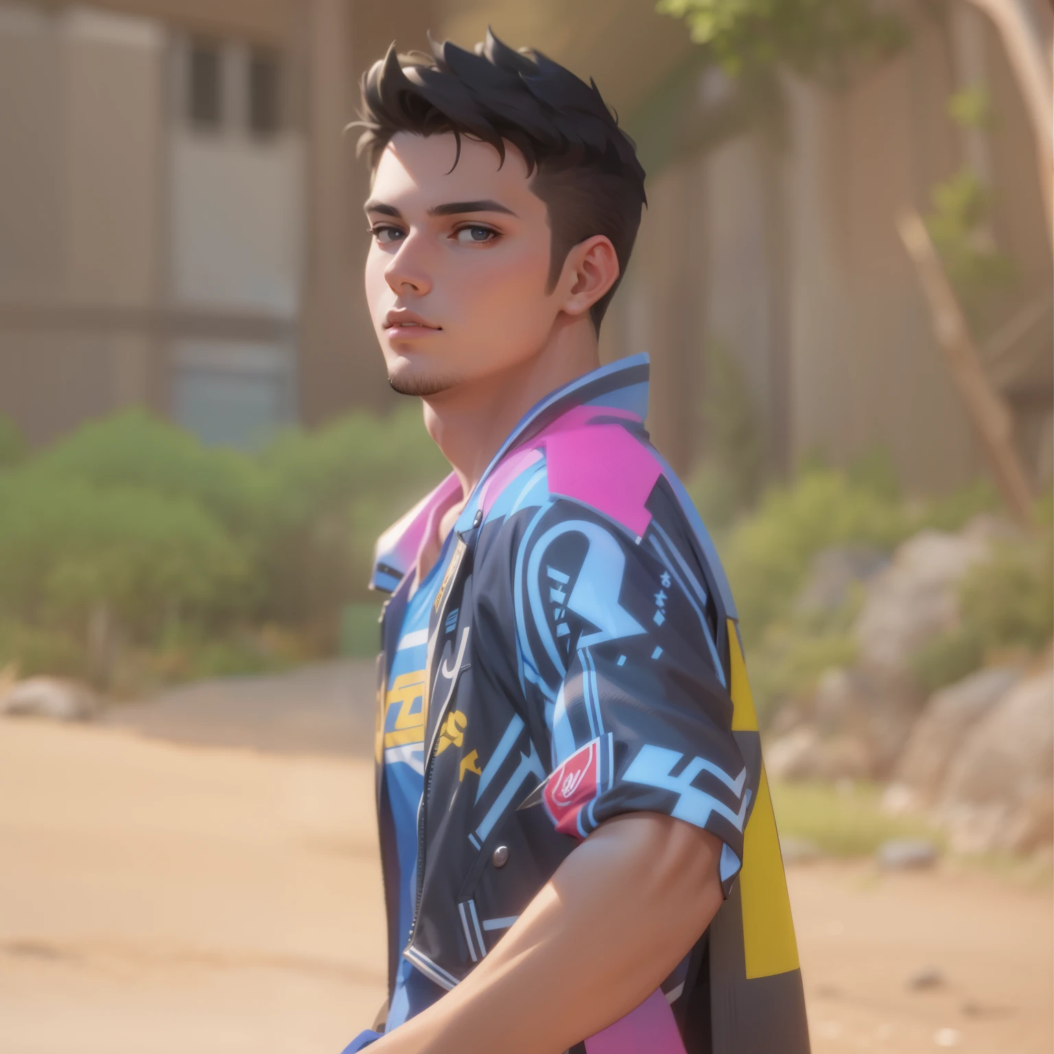 Attractive profile picture, 1 guys, masterpiece, ultra-precise rendering, beautiful and cool young man, trustworthy, dependable young man, savior of the world, design, 4k
