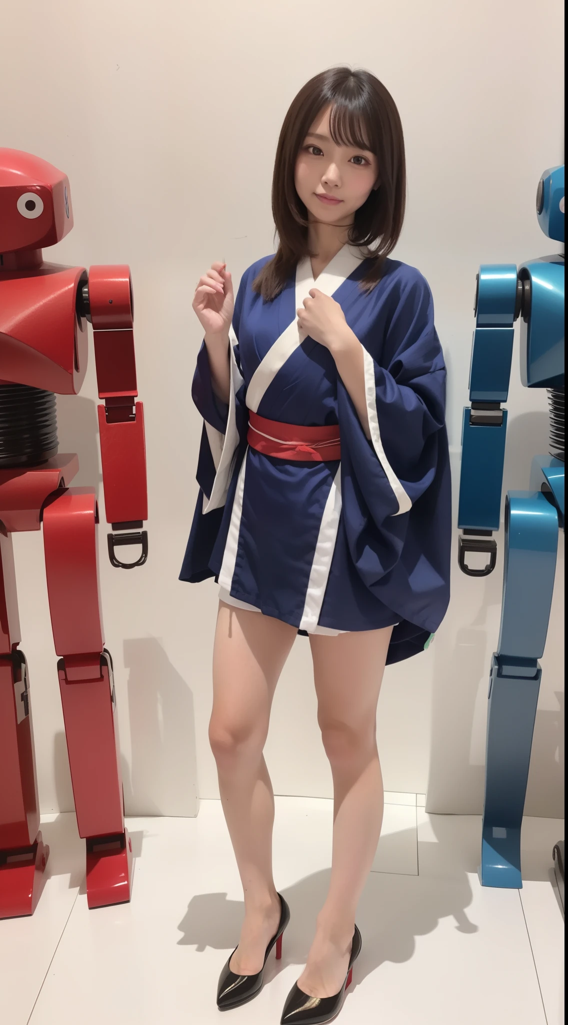 Japanese Miko costume,( White kimono and red hakama)