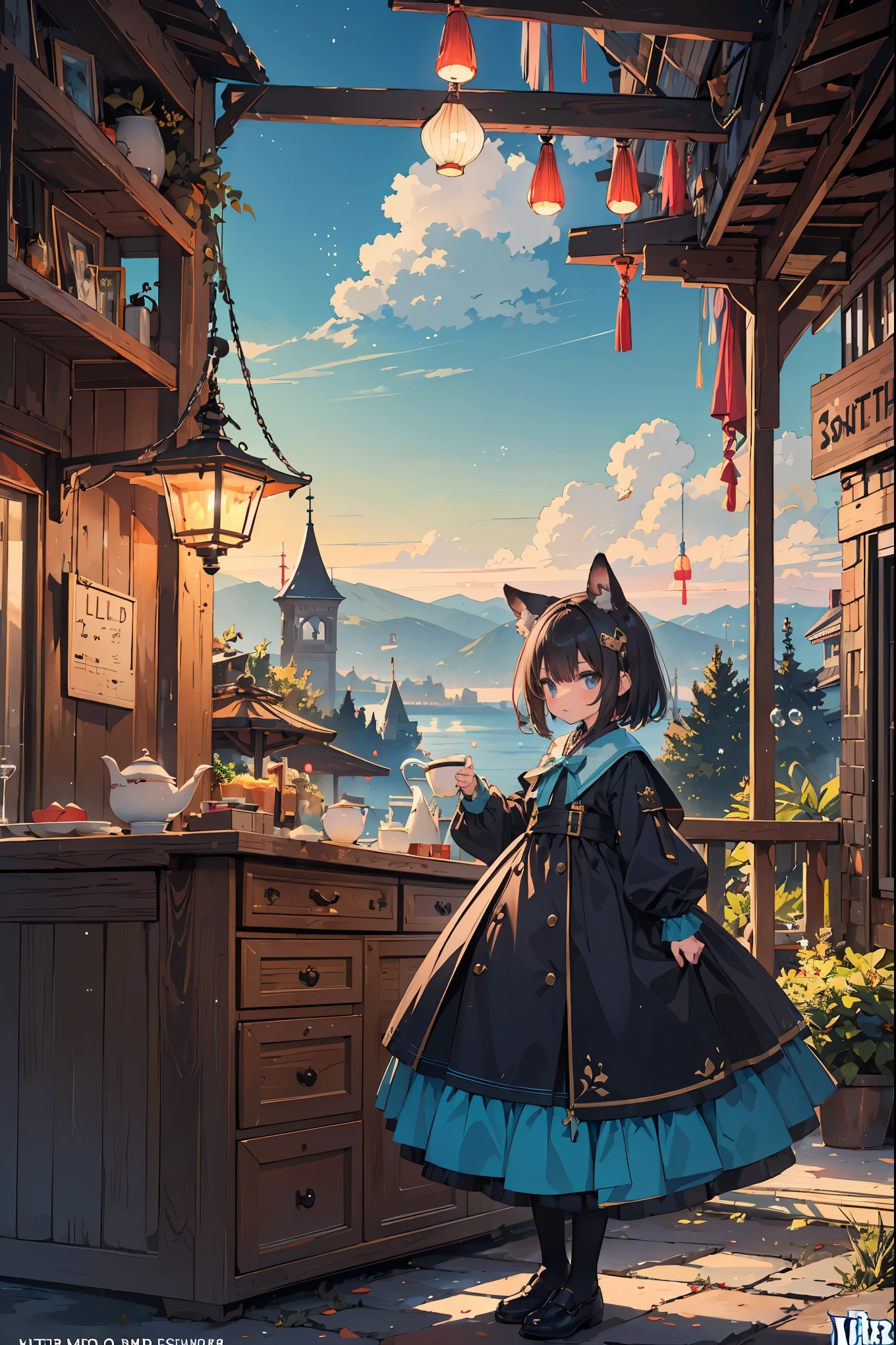 absurd, absolute resolution, incredibly absurd, super high quality, super detailed, official art, unity 8k wall, masterpiece
BREAK
Subject: God
Subtitle: particulate fluorescent bubbles, little guy, cute, God's tea party