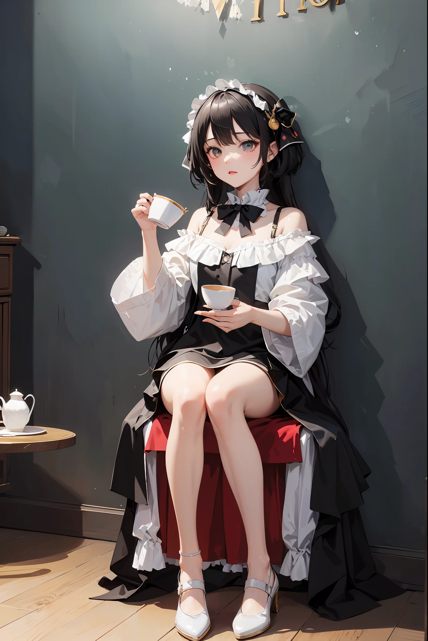 absurd, absolute resolution, incredibly absurd, super high quality, super detailed, official art, unity 8k wall, masterpiece
BREAK
Subject: God
Subtitle: particulate fluorescent bubbles, little guy, cute, God's tea party