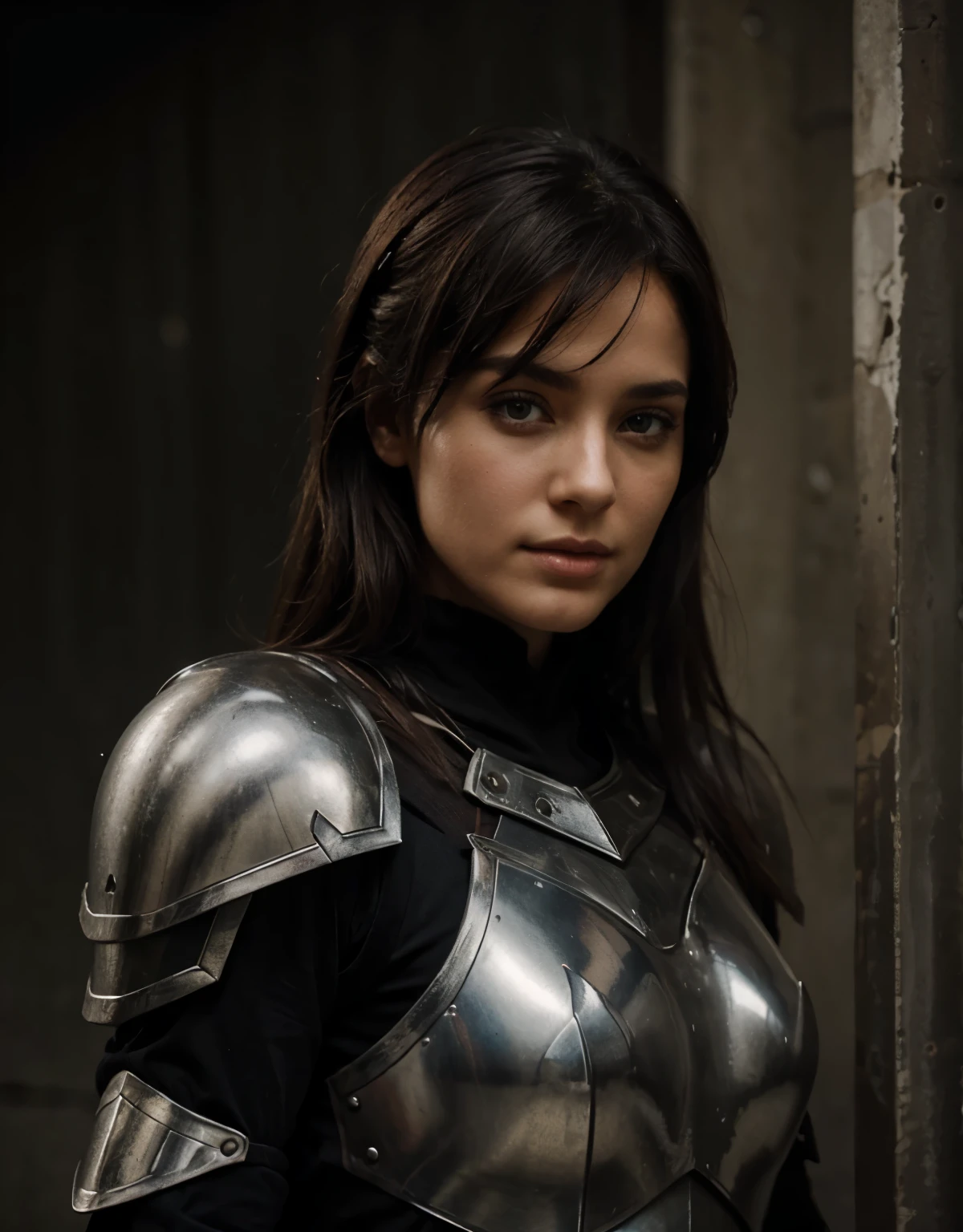 beautie girl, dark armor