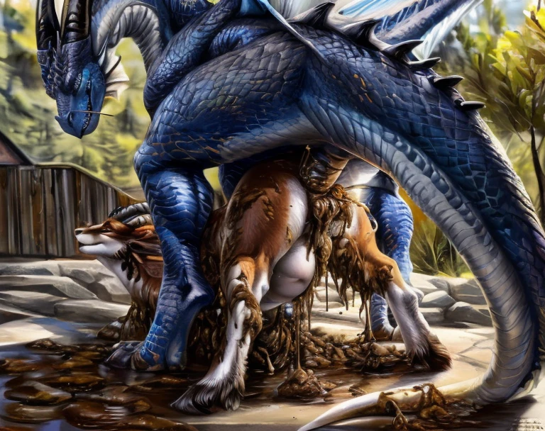 group, a beautiful and detailed full size portrait of a female anthro adult human (naked, cum in vagina) school uniform, (((khls woman))) getting penetrated by a big anthro dragon, after ex, scalie, beast, standing, ears, after cum, glowing eyes, reptile penetrating human, dominating male, nipples, medium close up shot, faceless male, ((correct anatomy)), sad, back view, medieval castle room, stone wall, dark wall, fog, (((day))), small female, big anthro, big male, (ultra detailed), smaller female, anthro on human, non-mammal breasts, big body, sexy body, goddess, wide hips, kenket, Ross Tran,ruan jia, trending on artstation,foxovh, cenematic lighting, detailed background, detailed eye, big penis, big balls, big_dom_small_sub, blowjob, full body,
