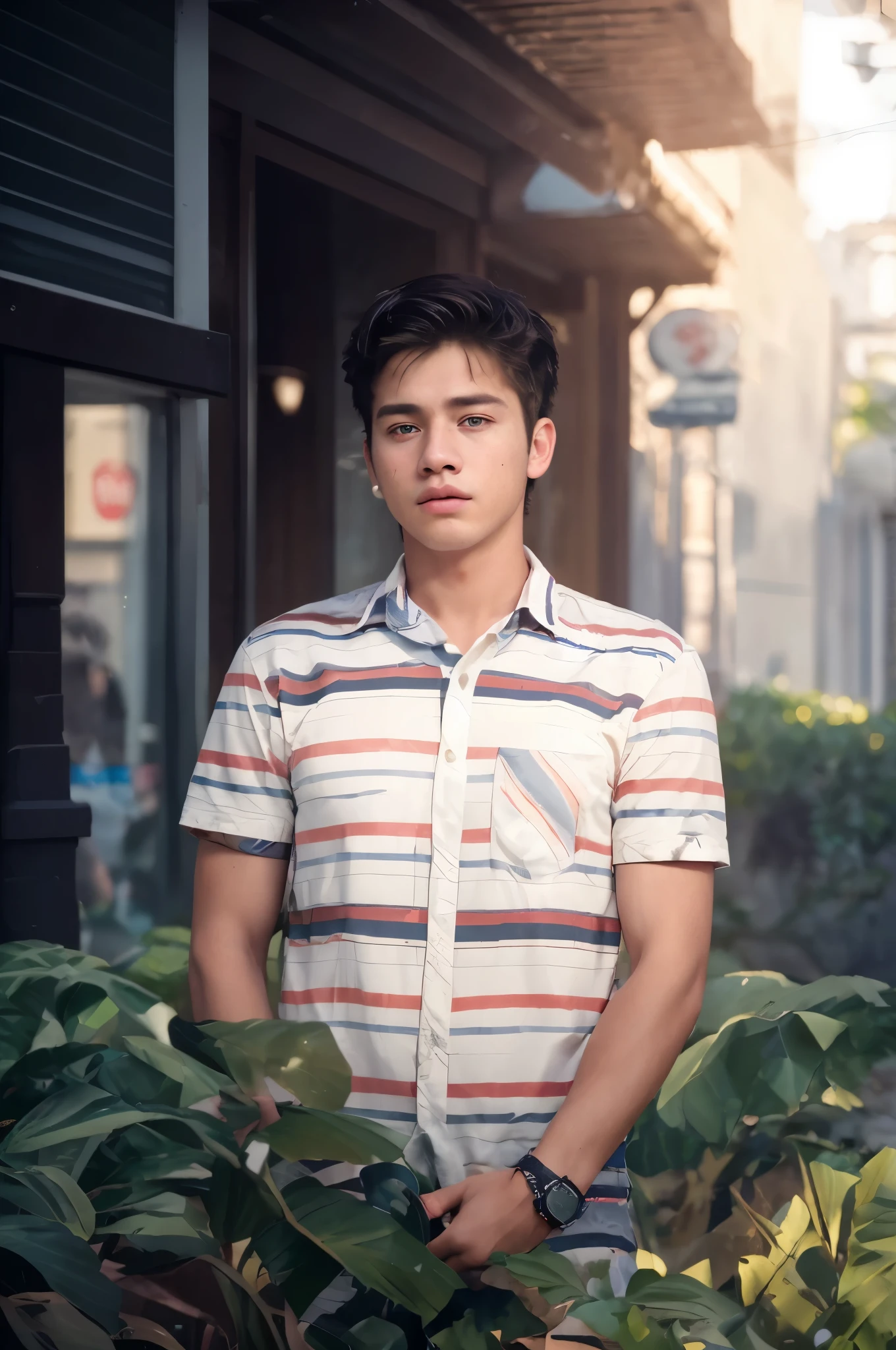 Masterpiece potrait youth men realistic cinematic 8K.