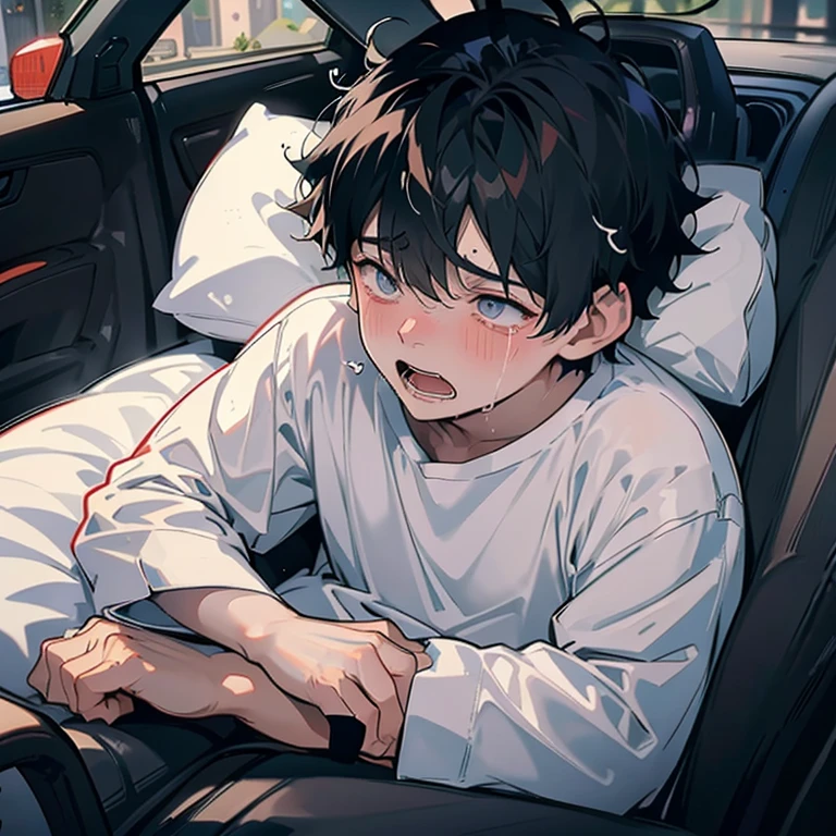 vagina ,In the car,car ,Natural light、straddle、scenery、narrow、car Seats、I'I'm trembling,excessive climax,perfect anatomy,(((orgasm expression))),panic,empty eyes,(((scared expression))),(((6 year old naked boy )),drooling、Are crying、worried and stunned、Watery eye、short hair、amount、messy hair、base of ear、open your mouth、((Creampie)), {{{{Shota}}}}, Climax due to pressure,In the ass、Creampie,many sessions ,torn clothes,male focus,yawn loudly,puddle of love juice,lying on the belly,afterimage,lie down lie down,