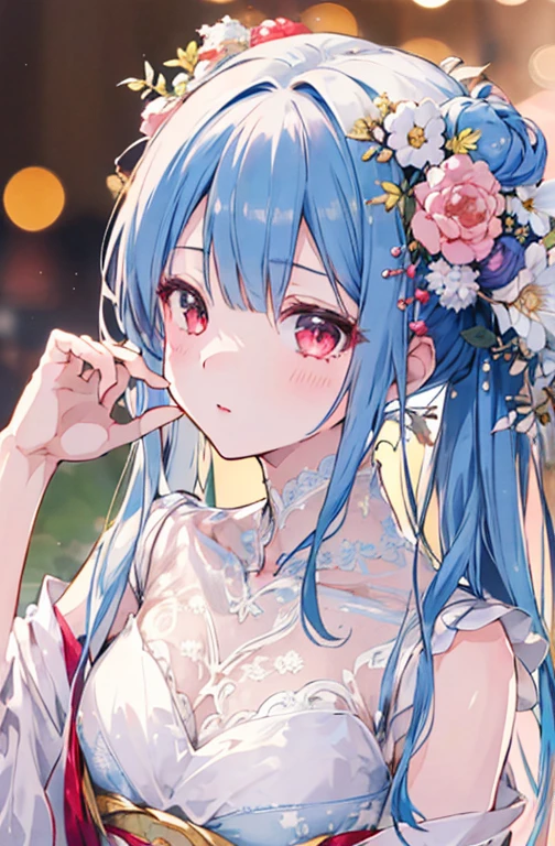 {{{{masutepiece}}}}, {{{ultra - detailed}}}, {{{hight resolution}}}, {{Good anatomy}}, (((Best Quality))), ((extremely delicate and beautiful)), {{an extremely detailed and delicate}}, {8k cg wallpaper}, {{Illustration}}, hair stick:1.4, Bokeh, (color difference:1.22), (1girl in:1),花魁, hiten1,