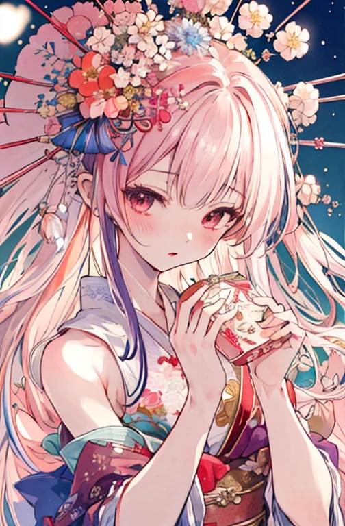 {{{{masutepiece}}}}, {{{ultra - detailed}}}, {{{hight resolution}}}, {{Good anatomy}}, (((Best Quality))), ((extremely delicate and beautiful)), {{an extremely detailed and delicate}}, {8k cg wallpaper}, {{Illustration}},  hair stick:1.4, Bokeh, (color difference:1.22),  (1girl in:1),花魁, hiten1,