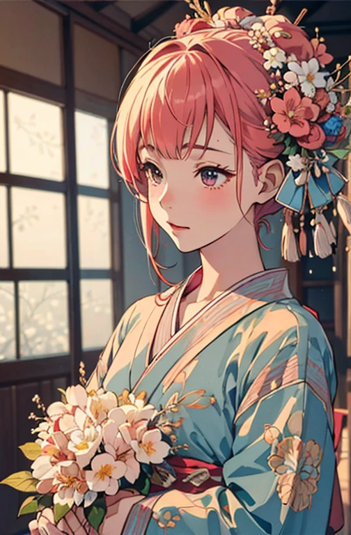 {{{{masutepiece}}}}, {{{ultra - detailed}}}, {{{hight resolution}}}, {{Good anatomy}}, (((Best Quality))), ((extremely delicate and beautiful)), {{an extremely detailed and delicate}}, {8k cg wallpaper}, {{Illustration}}, hair stick:1.4, Bokeh, (color difference:1.22), (1girl in:1),花魁, hiten1,