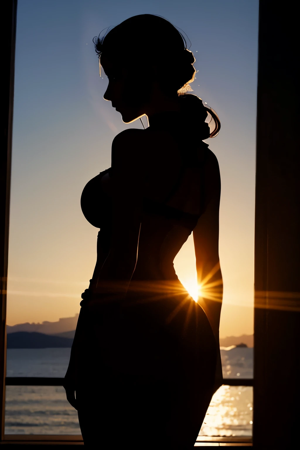 Silhouette , goddess