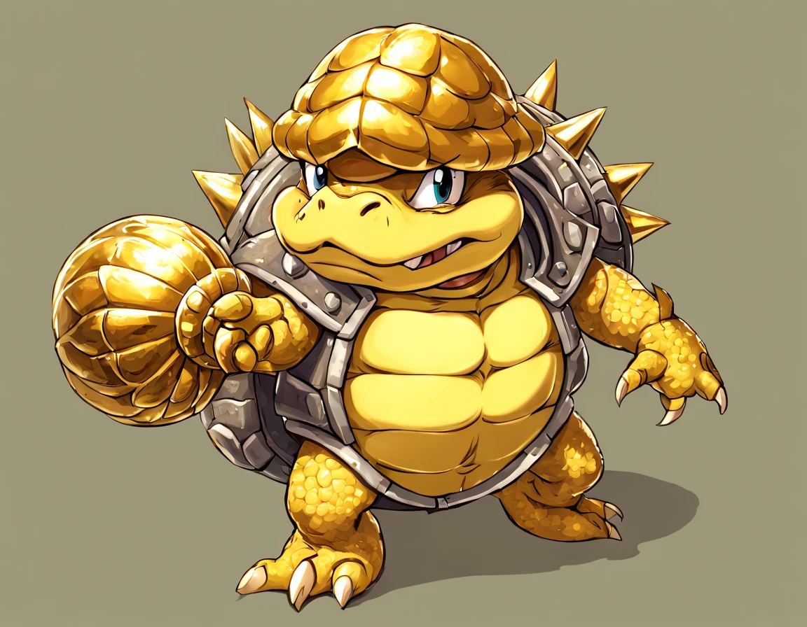 Dungeons and Dragons, a koopa with a golden shell
