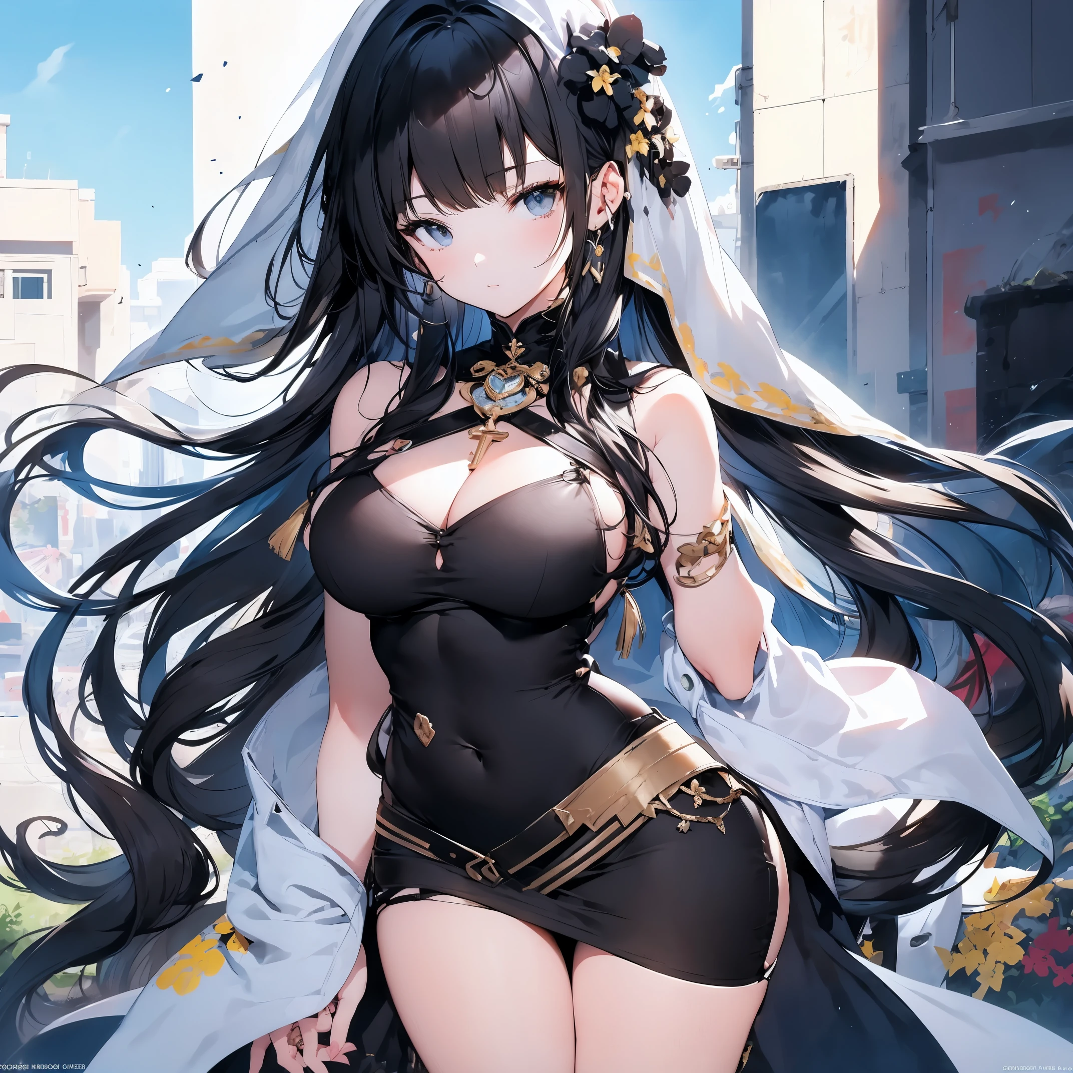 anime girl with veil and glass of wine, from girls' frontline, highly detailed exquisite fanart, Fine details. girls' frontline, top rated on pixiv, pixiv 3dcg, at pixiv, cushart krenz key art feminine, scales covering her chest, pixiv, however、The armor covers her face, from the azur lane videogame、(sister)