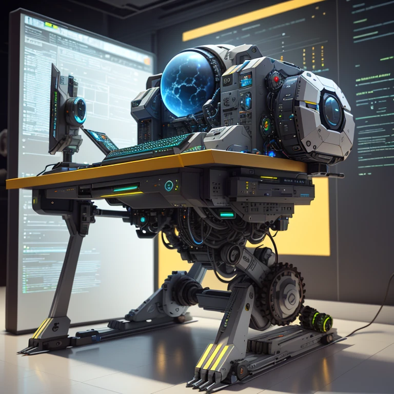 Sci-fi celestial computer cover, kitbashing components, hyper detailed 3d render, hyper detailed 3d render, sci - fi details, Science fiction is very detailed, hard surface modelling, sci - fi equipment, Multiple Count Contest Winner, hard surface modeling, modular detailed, hard surface model, Hard surface 3D