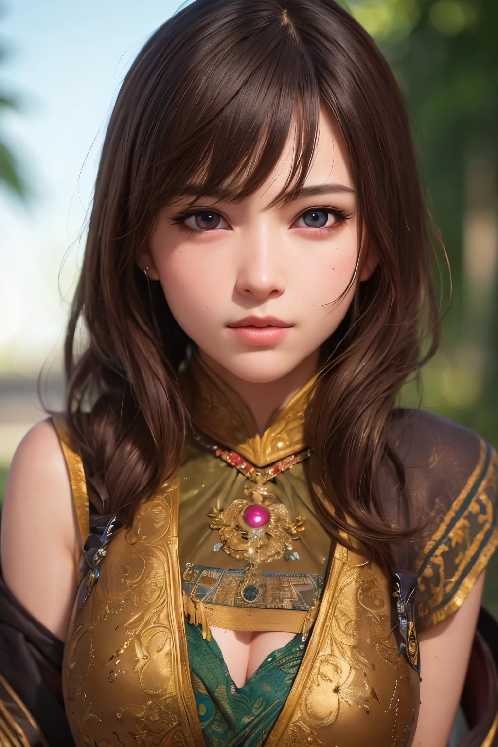 (masterpiece, best quality:1), (photorealistic:1.2), light, depth of field, (detailed face, face focus:1), game cg, ultra detailed, 8k, intricate details, hiqcg, 1girl, solo,anime, looking at viewer,