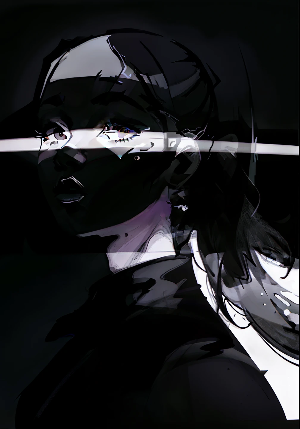 silhouette art,(best quality,highres:1.2),dark,shadowy figures,mysterious figures,black and white contrast,detailed silhouettes,graceful poses,elegant lines,dramatic lighting,night scene,moonlit backdrop,striking composition,subtle textures,contemporary style,expressive gestures,abstract shapes,haunting atmosphere,constellations in the sky,ethereal and dreamlike,contrasting shadow and light,simple yet powerful,visual storytelling,unforgettable impressions,Noir aesthetics,emotional,visual poetry,moonlight reflection,whispers of mystery,secrets untold,poignant silence,mysterious journey into the unknown,depth and complexity,fascinating narratives
