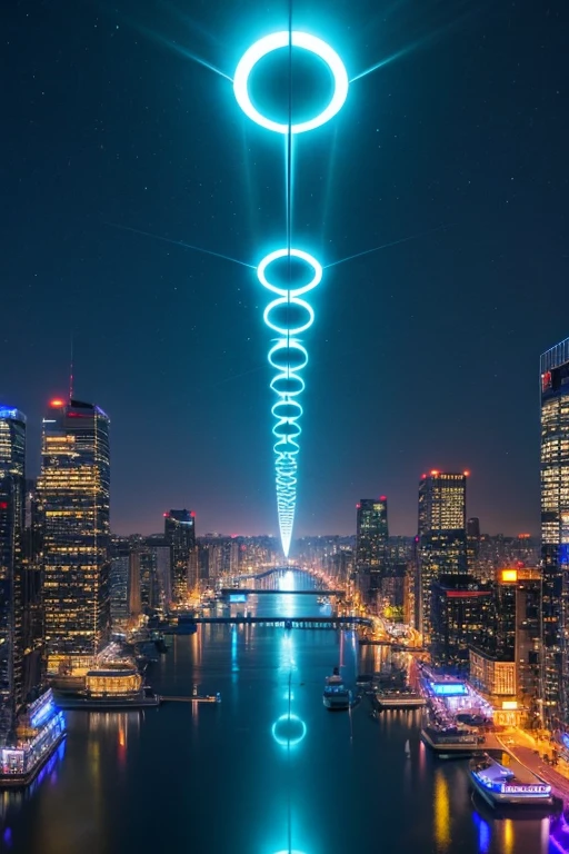 electronic luminescence city