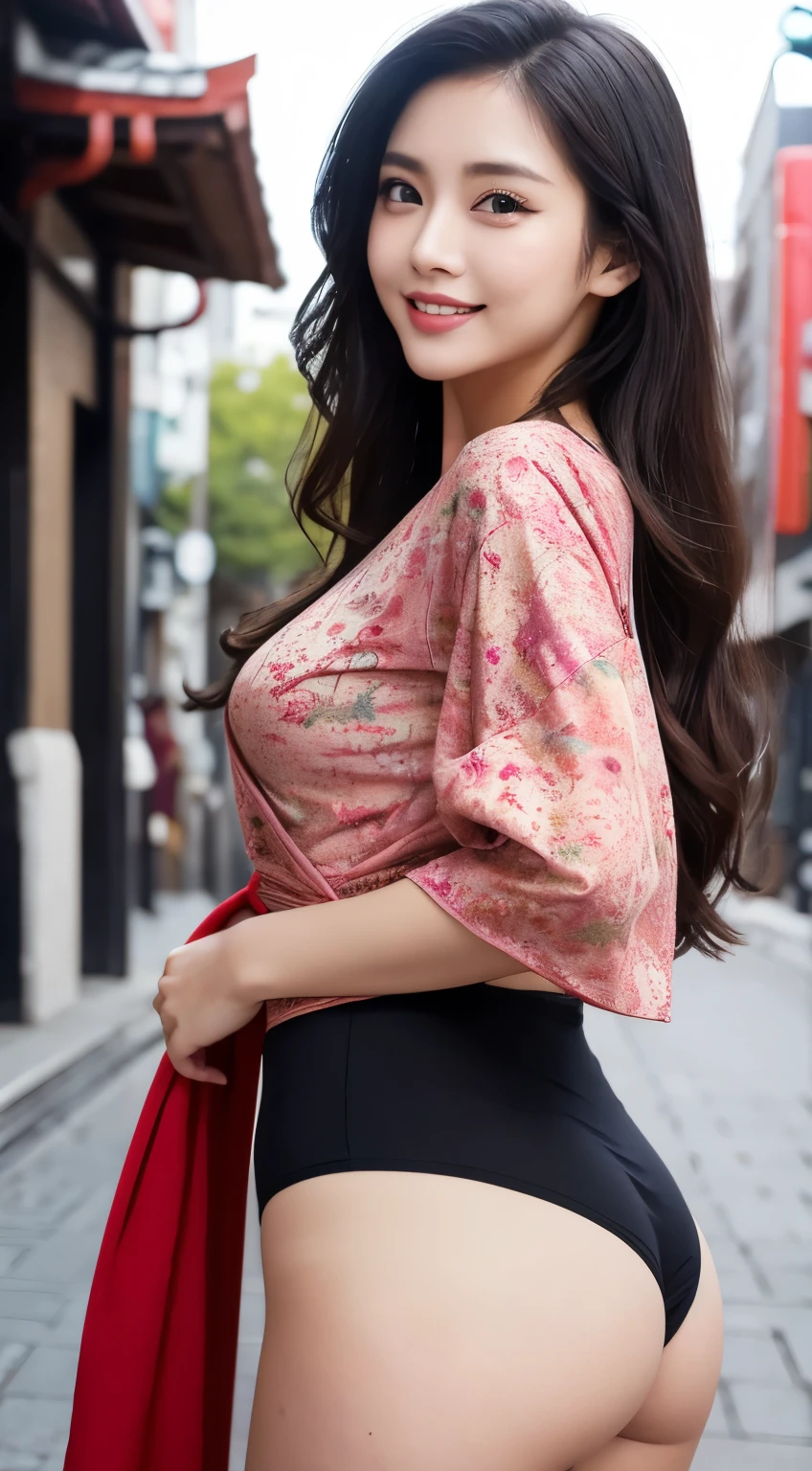 {{NSFW}},((top-quality、in 8K、masuter piece:1.1))、fish-eye lens 、1 female、Transparent white skin、Long black hair、Tie your hair low、hair length around butt、gloss々Hair、Beautiful straight hair、Looking at the camera、look at a camera、Big eyes、Fat Woman:1.1、:1.1,Big eyes,hyperdetailed face、keep your face firmly、High detailed lips、Erotic eyes,Slender body,drooping chest,meaty,covered erectnipple,Shiny skin,Plump style、Photograph the whole body、draw the whole landscape、Raking up your hair、Detailed design、The upper part of the body、Open lips、upper teeth、(smile eyes:0.6)、((Grinning:1.2))、Depth of the bounds written、blurry backround、eyes focus、bokeh dof、Young、85mmレンズ、f / 1.4、Professonal lighting、Young、portlate、photon mapping、radio city、physically-based renderingt、furisode、First visit、shrines、New Year in Japan、Miko costume、Miko-san、White and red kimono、torii gate、Temples、dragon tattoo、dragon tattoo、dragon tattoo、神dragon tattoo、
