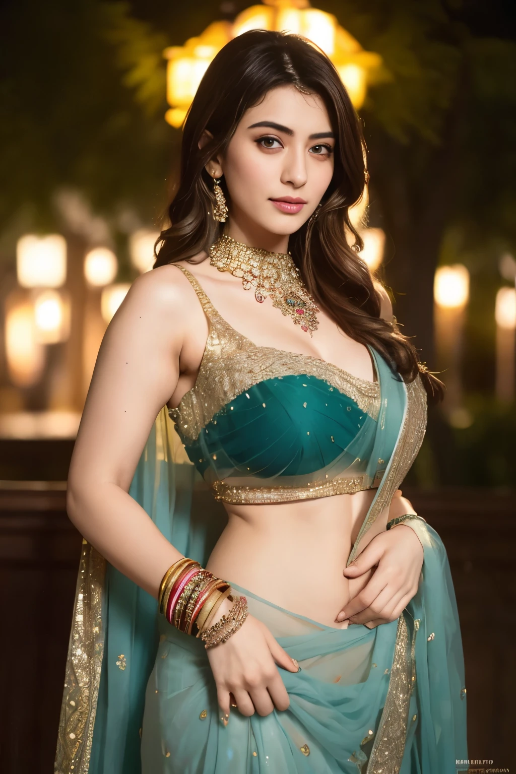 Mrunal Thakur (Indian actress) in 25  years old, perfect age, ultra realistic face, long blondie hair:1.3,  in waterfall, wore a sexy and revealing traditional Indian saree suite, 4k resolutionfull lips, detailed background, depth of field, volumetric lighting, sharp focus, absurdres, realistic proportions, good anatomy, (realistic, hyperrealistic:1.4), 16k hdr, earrings, jewelry, no bra, realistic hands, almost nude, show vagina with thick and long pubic hair, vagina gape, squirt vagina hairly, wide open legs:1.3, super wet , show nipples in medium breasts, shadow +10.0, exposure +1.5, soft lighting body.