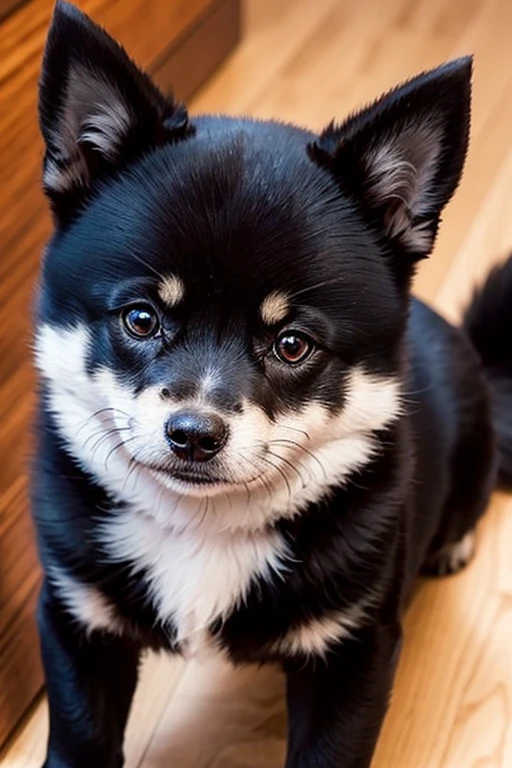 small black shiba inu