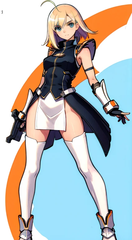 female, character design,  white background,  standing, full body, slender, kunoichi, {bodysuit}, fullbody,