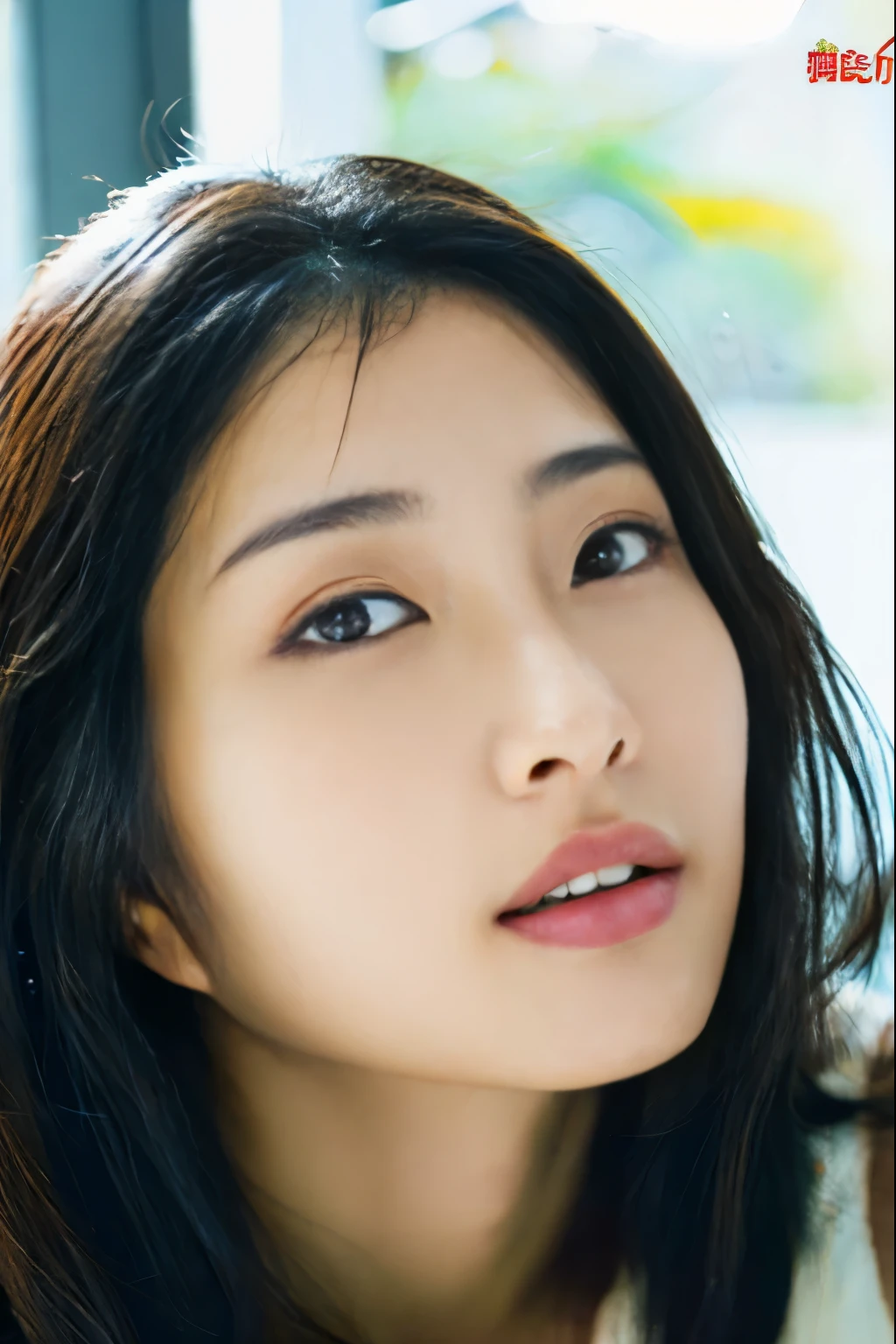 The highest resolution, 4K, masutepiece: 1.3), japanese mature, women's pictures, Sexy is: 1.1, Fine eyes, Slender figure, realistic teeth, double eyelids, sirius face, whole body, best quality, detailed breasts, Beauty products, married lady,