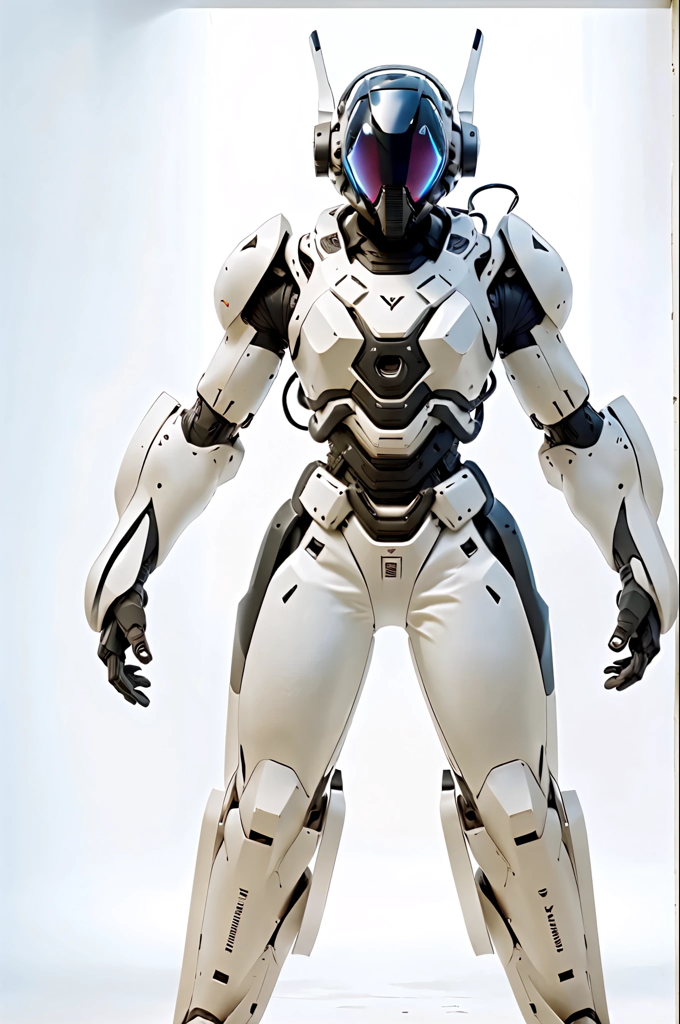 1 woman inside a huge bulky exoskeleton robot , ((bulky)) armor, mecha,
ink, clean lines, negative space, high contrast, gradient color,