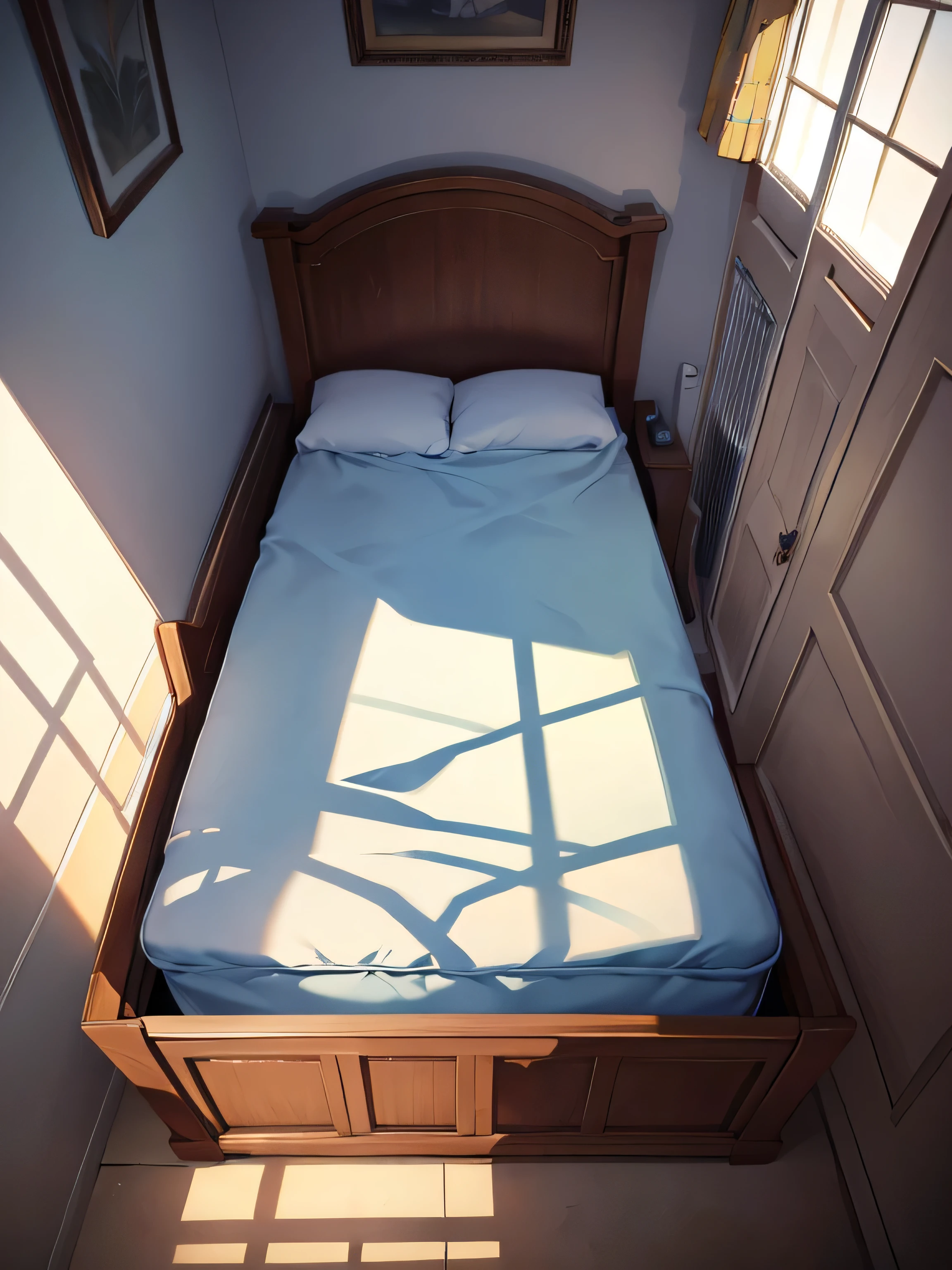 Picture of the mattress from the top front side
