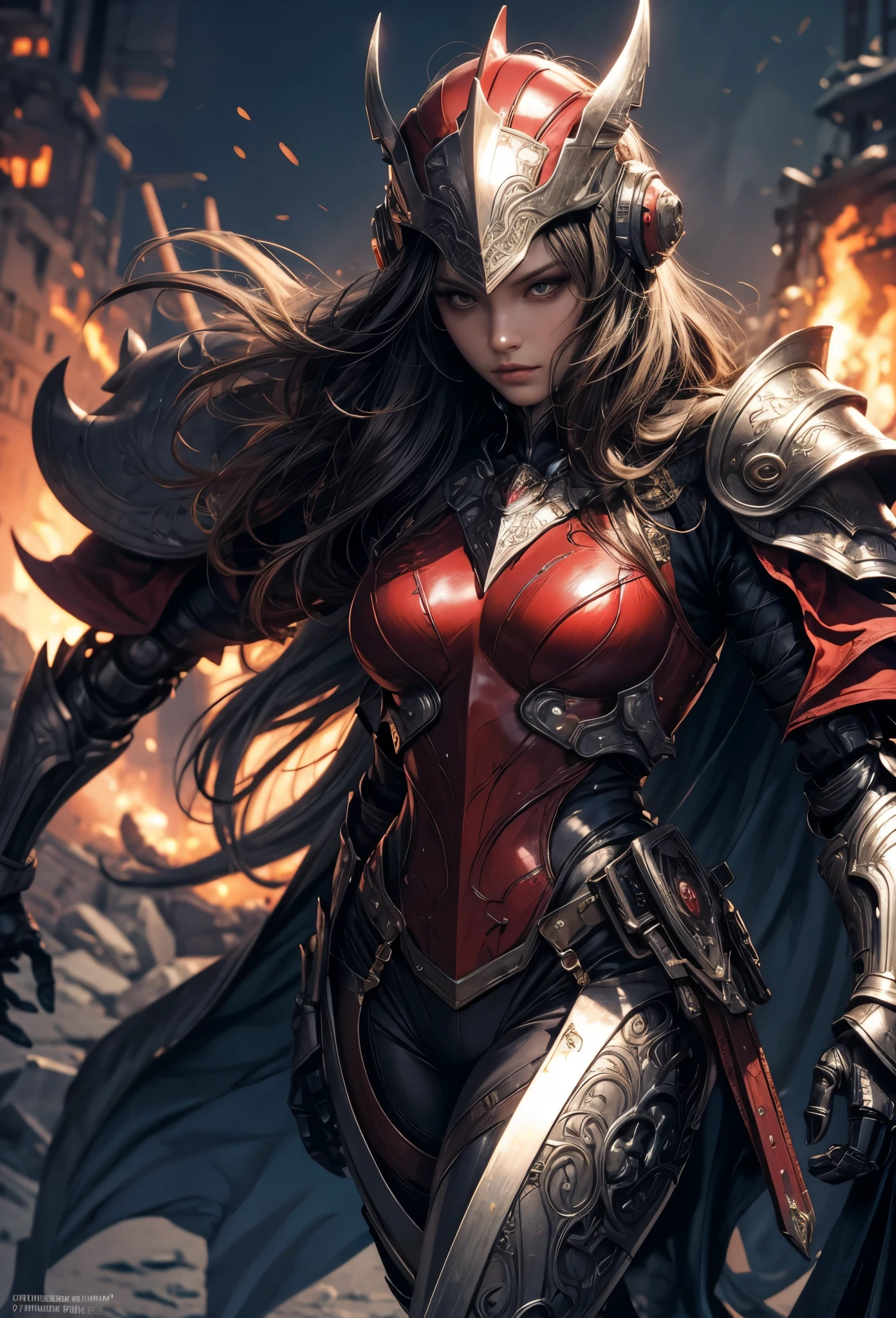 (High resolution,masterpiece,highest quality,Very detailed CG, anime, official art:1.4), realistic, photograph, amazing detail, everything is complicated, shiny and glossy,Amazing number of layers, 8K wallpaper, 3D, sketch, cute, figure,( alone:1.4), perfect female proportions,villain's daughter, (Fusion of dark brown cockroach and lady:1.4), (brown cockroach woman:1.2), (brown cockroach woman:1.2), (Fusion:1.2), (alone:1.4), (evil smile:1.2), muscular, abs, (Cockroach brown exoskeleton bio insect suit:1.4), (Cockroach brown exoskeleton bio insect armor:1.2), (brown transparent cockroach feathers:1.4), (Antennae of brown cockroaches:1.3),