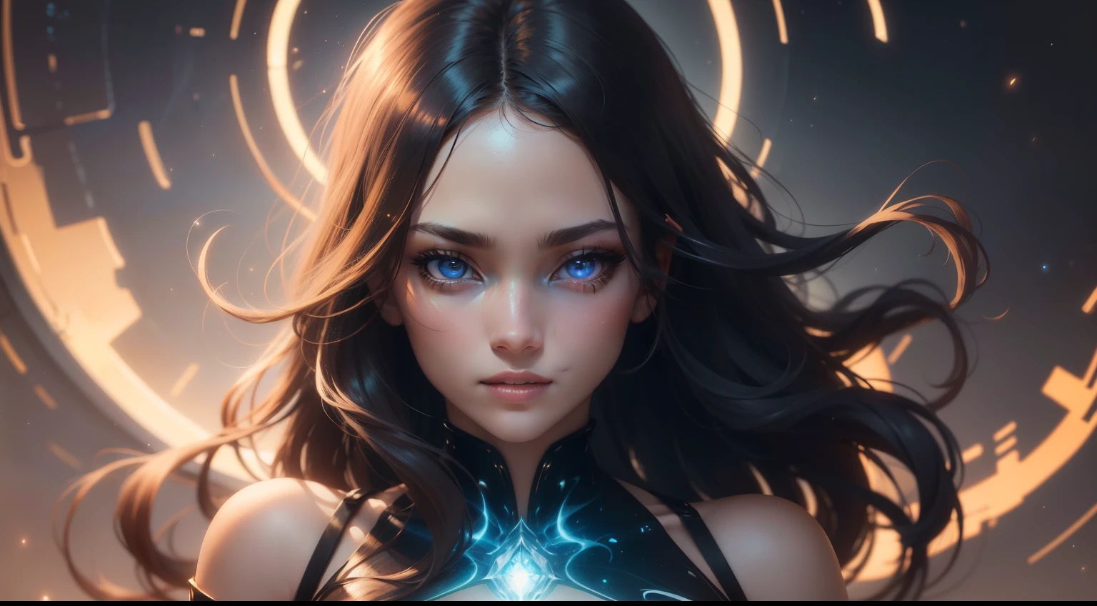 (best quality,4k,8k,highres,masterpiece:1.2),ultra-detailed,realistic,portrait,anime,cosplayer,digital art, vibrant colors,flawless skin,fashionable outfit[/clothing,clothes],sparkling eyes,delicate nose,luscious lips,flowing[beautiful,perfect:1.1] hair,confident smile,striking pose,engaging expressions[/facial expressions],dynamic background[/backgrounds],photography-like,soft lighting,atmospheric space[/space],stylish[modern] setting,expressive eyes,engaged audience,exquisite details,fantasy world,unique[/distinctive] style,magical powers,impactful presence[/dominance],digitally drawn,impressive platform,inspiring content,attention magnet,viral posts,creative ideas,and anime/fantasy fanbase.