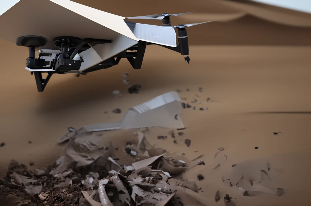 Waste soil style，UAVs