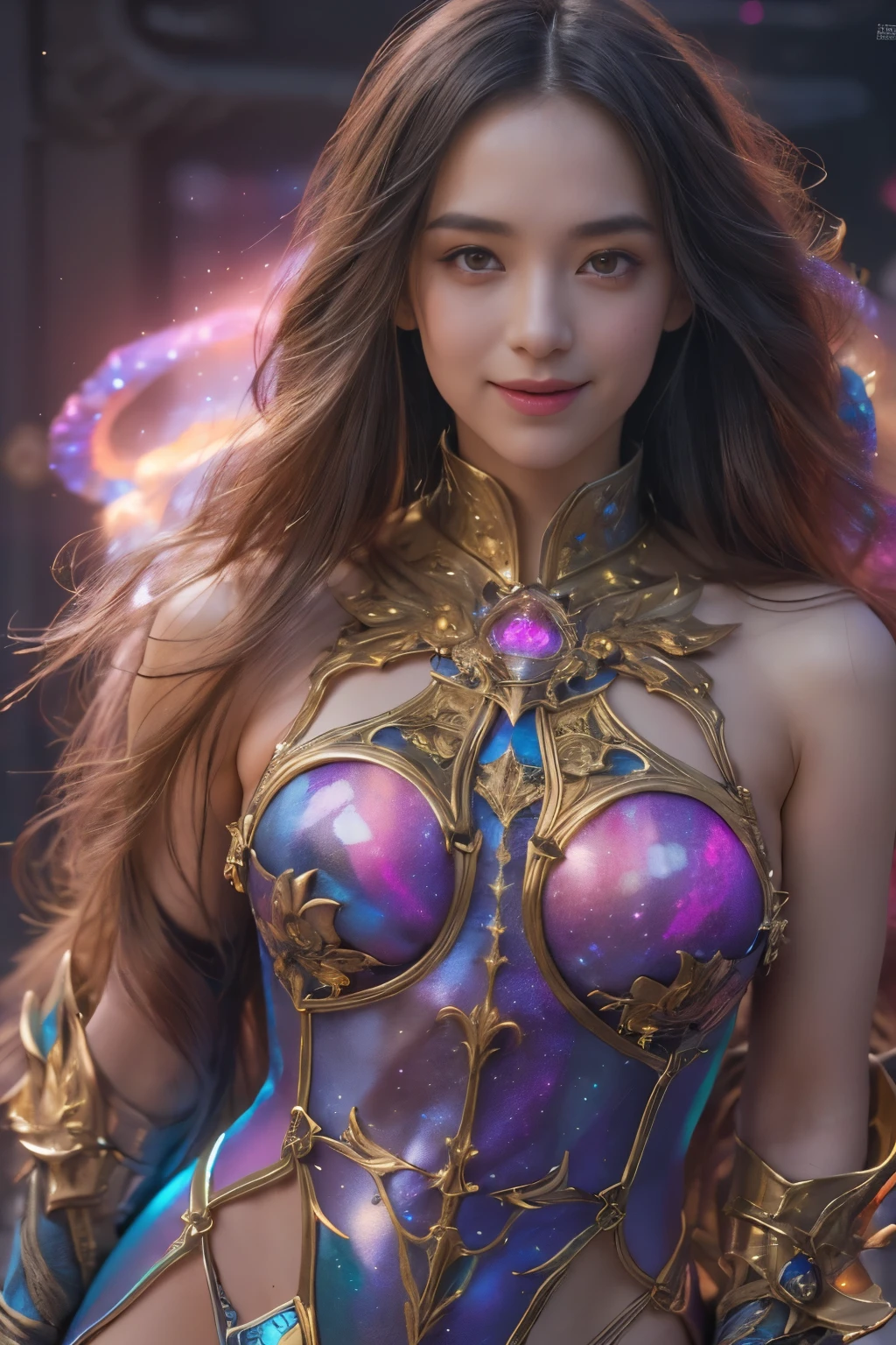 (Two beautiful teenage italian girls:1.6), Close friends, (They are hugging each other:1.2), Kiss her cheek or chest,(Detailed iridescent bodysuit with beautiful fractal or marble design:1.5), Incredible and spectacular scenes, ((High quality)), ((Detailed)), ((Fantasy)), Blue Plasma Brain, Green Plasma Body, Showing her armpits, beutiful breast, obscenity, (Lewd smile:1.2), coarse, Obscene, (Immoral:1.2), Lachish, (small breasts with beautiful raised pink areolas,,,:1.5), (Cameltoe), (Expression of ecstasy:1.2), Photorealistic, Official art, Unity 8K Wall , 8K Portrait, Best Quality, Very high resolution, (Incredibly beautiful nature background:1.6), (18 years old:1.5), (Sexy and glamorous:1.1), (A coquettish expression:1.6), (seductively smiling:1.6), (erotic posing:1.9), (Model Posing:1.8), Beautiful seductive face, Portrait, (Thick eyebrows:1.4), (Big scarlet eyes:1.6), Beautiful eyes with fine symmetry, (Ultra detailed eyes:1.4),(Highly detailed face and eyes:1.7), (High-resolution red-eye:1.8), Intimate face, (ultra detailed skin texture:1.4), White skin, pale skin, Perfect Anatomy, Thin, (Beautiful toned body:1.5), Highly detailed hair, (Moist skin:1.2), No makeup, (dark circles:1.1), Good anatomy, Focus Face, good-looking, (Emilia Clark:0.6) (Emma watson:0.3),(Jennifer Connelly:0.4), Elegant face, Nice, (A delicately crafted necklace is wrapped around her neck...), (Bioluminescence with brilliant brilliance:1.4), (Luminous magic circle:1.5), Ruins of an ancient castle, Shining majestic cloud masses and sky, lightning bolt, Epic Realistic, (Greg Rutkowski:0.8), (teal and orange:0.4), (Art Station:1.5), Cinematic, (NSFW:1.2), Hyper Detailed, Dramatic light, (Intricate details:1.1), Beautiful black hair, (Wearing a gauntlet with a dense and very beautiful design decorated with jewels:1.1), Small chest, Galaxy, (nebulas:1.6), The Dark Knight, Fully armored body focus