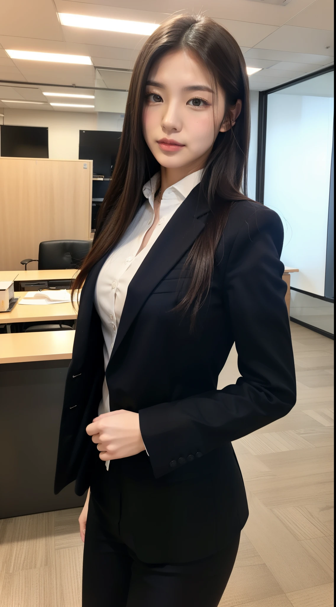 Alafeld asian woman posing in small suit in office building, gorgeous young Korean women, beautiful Korean women, beautiful young Korean women, korean girl, , beautiful asian girl, gorgeous chinese model, long hair asian girl, Beautiful girl model, Korean women, Sunny slim girl model photo, Beautiful Asian Woman, black konishi, office building