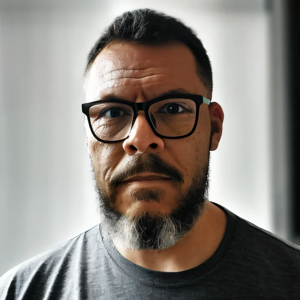 a portrait of an man with glasses coal miner in 19th century, beautiful painting with highly detailed face by greg rutkowski and magali villanueve, trending on artstation, sharp focus, studio photo, intricate details, highly detailed, by greg rutkowski. gutto2024a