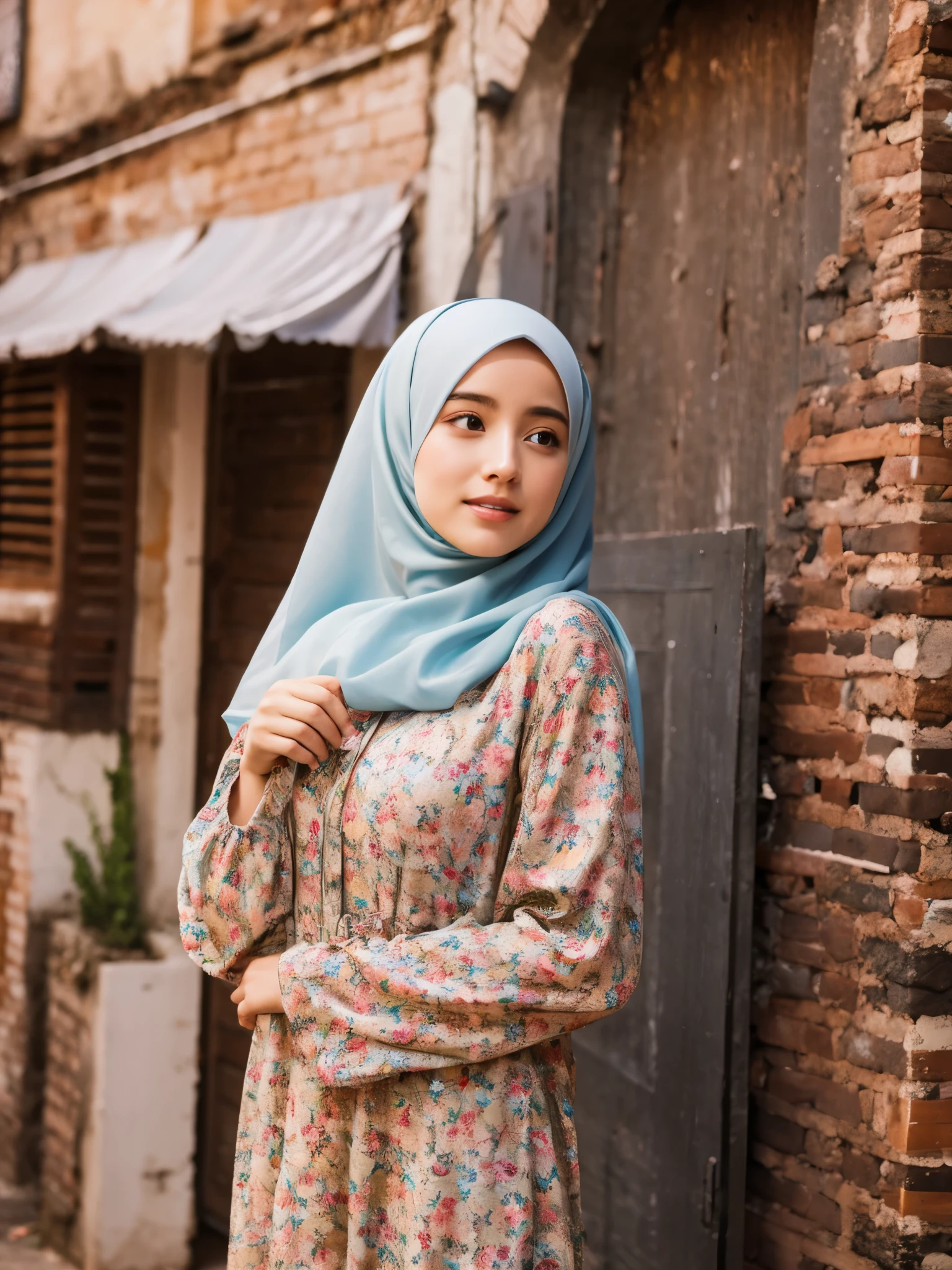 hijab, dress, venesia