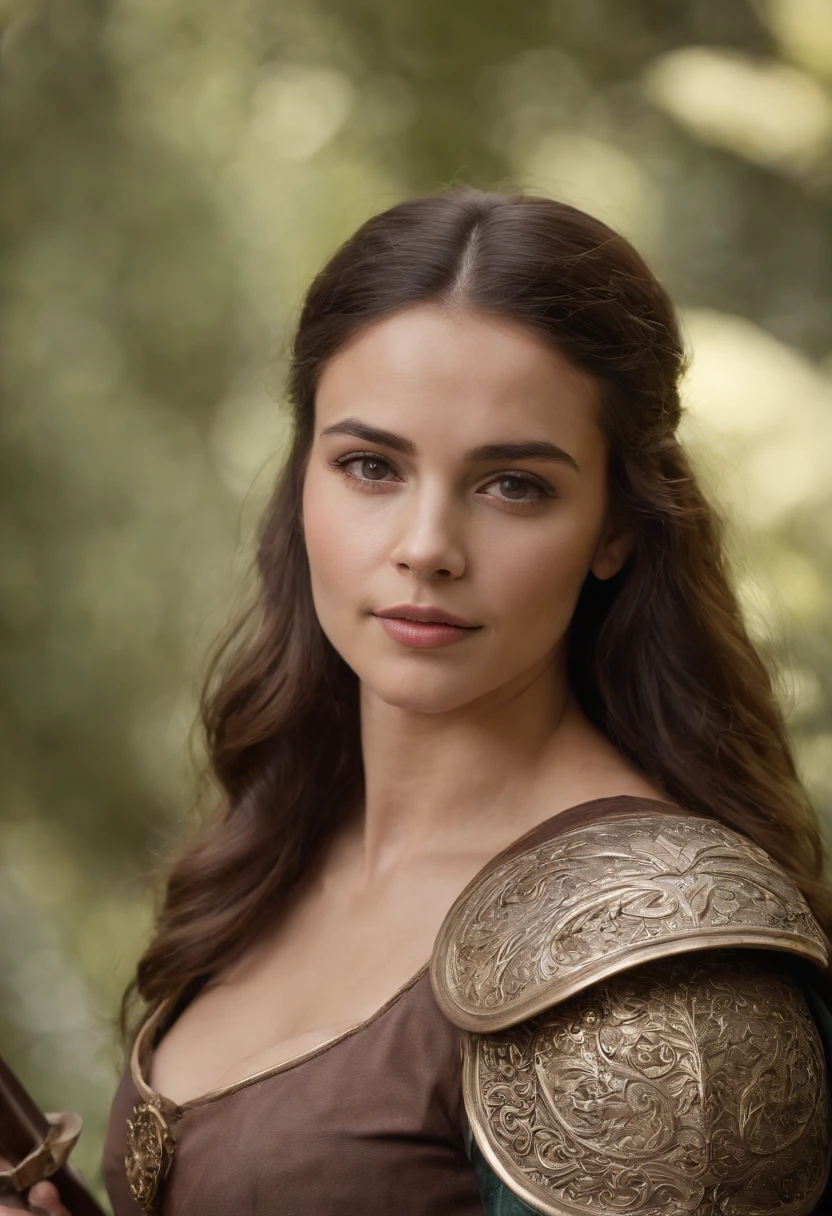 Cavaleiros Reais，Linda armadura pesada envolve todo o corpo，Point the Knight's Sword at the sky，Retrato，decote em close，solene，peito chato，modesto，humilde，cinematographic, hdr, primitivo, intrincado, alta qualidade, Tons lindos, intrincado details, super-fino，oc renderizado