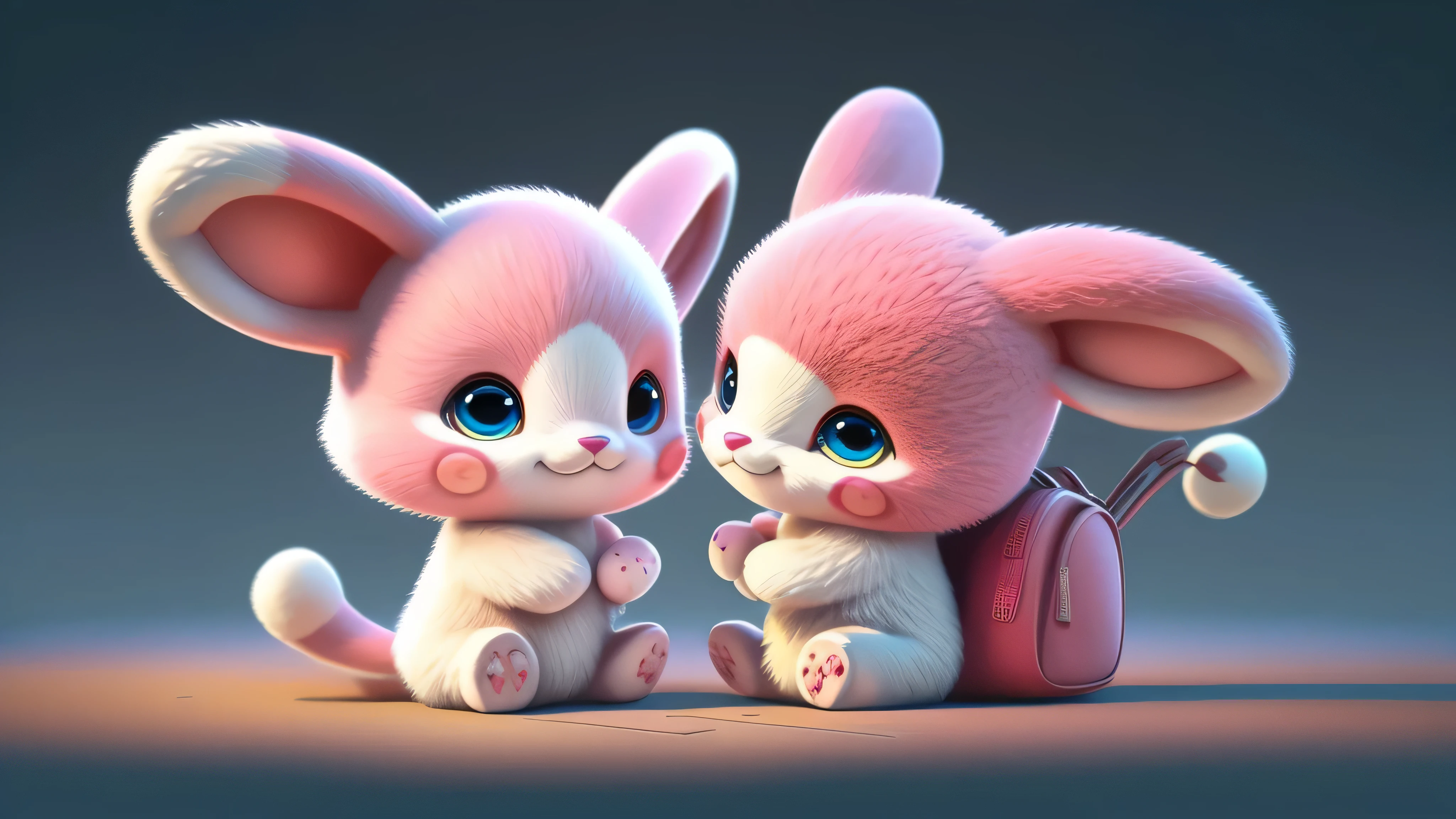 pink mascot, Has eight cultural characteristics, Salient features, Rich content, Jiangxi City IP has unique creativity and design, Cute image that fits the characteristics of the times, Very friendly and communicative, Cute furry little animals, japanese manga, modern style, ultra high definition