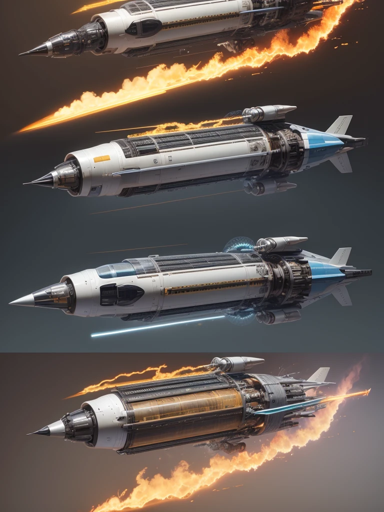 graphical mechanism image of a electric jet engine with regenerate electrical power ,((full detailed engine mechanism with parts))