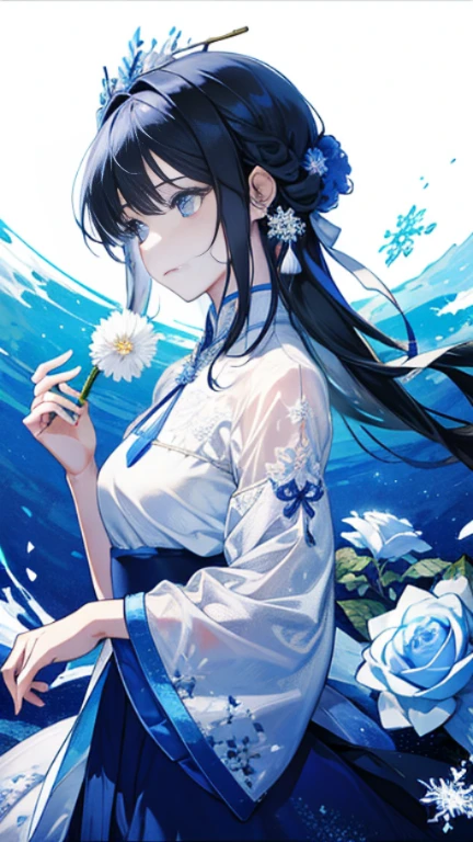 scenecy, Paradise in Heaven, white light naste piece), (best quality), (cinematic), 8K, (art station), Li Yue&#39;s style of painting.(長い白い髪とSilvery eyesを持つ1人の女), (流れるような白くTransparent breastsドレス)、(Beautiful delicate face)、[ particle roux full moon] [Frozen trees々] [landscape crystal] [great writing] [Ethereal Atmosphere]:1.1] [Fantasy, short story] [soft great writing] [+cinematic shot]:1.2 [+art station] [+Light white background] [+soft great writing] [soft glow] [Creative and dynamic angles]:1.3, [+crystal tonina steppiece, very detailed, Super detailed, solo, (pale skin), Silvery eyes, Frosty white hair, (snowy background), (snowflake rose flower:1.5), (crystal crown), (shining crystals), (((白くTransparent breastsドレス))), (Snowy ground), (Icy breath), (frozen eyelashes), 花のある部屋に立つTransparent breasts繊細なウェディングドレスを着た美女, sexy woman、luxurious wedding, very magical and dreamy, dreamy and detailed,ethereal fairy tale, fairy tale stage:, 贅沢なTransparent breasts薄いドレス, dreamy diamond、たくさんのクリスタルが付いたTransparent breastsドレス, fantasy sheer dress, A magical dress with a transparent chest, crystal see-through dress, Feminine atmosphere and drama in a transparent dress with sparkling flowers, Gorgeous settings, 妖しい雰囲気 muste piece, The most beautiful scenes, majestic、(((White flower))))、quiet and serene atmosphere、attractive、Transparent breasts、I can see the nipples、big boobs、sexy-S 100,たくさんのクリスタルが付いたTransparent breastsドレス, fantasy sheer dress, Transparent Chest Dress, See-through dress encrusted with crystals, Woman in a transparent dress with sparkling white flowers, intricate fantasy sheer dress, transparent rainbow color, Detailed translucent costume design, Transparent dress, a stunning young ethereal figure, Bejeweled Opal Statue, fantasy transparent costume,pure white and dazzling、all white tones,Inside the crystal library,Transparent flowers and falling snow，((Many white roses are planted)),(flowingwater,falls,water bloom),The decoration is also carefully finished..,Dreamy（very detailedです，creative design，crisp and precise lines，K HD，best quality，T Masterpiece，超High resolution，In 4K）、model、多様なポーズ美しいWhite flowerの髪飾り))、Beautiful hairstyle、full body view、グラビアmodel、Overhead view, view from above、(best quality, In 4K, 8K, High resolution, muste piece:1.2), Super detailed, Detailed expression, Graceful posture, dreamy atmosphere, expressive brush strokes, mystic atmosphere, artistic interpretation,Beautiful coiled hair，Delicate floral jewelry， 驚くほど小さな新鮮なスタイルのTransparent breastsドレス、 Subtle colors and tones, Mystical aura,

