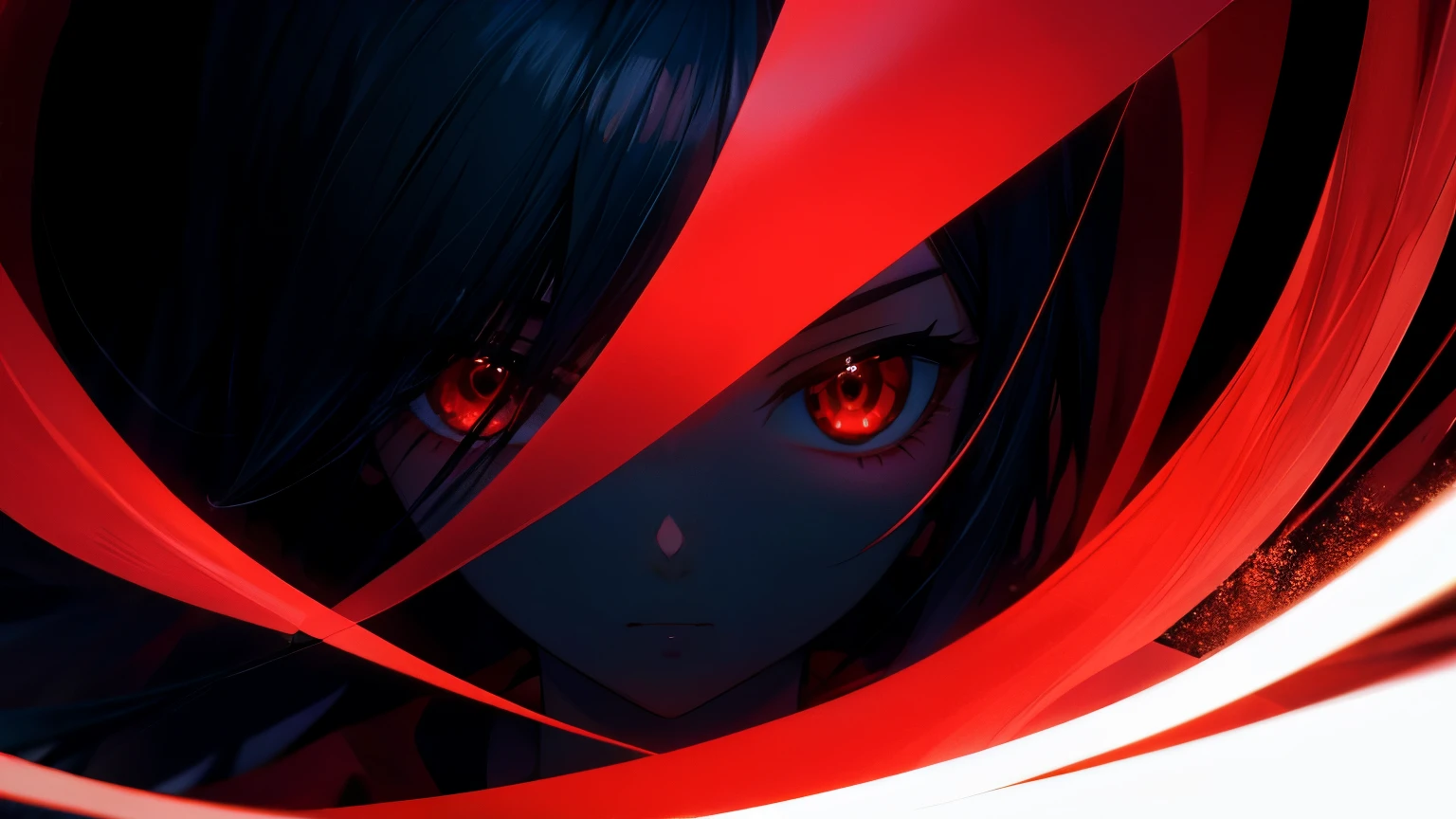 cool anime wallpaper, dark and red