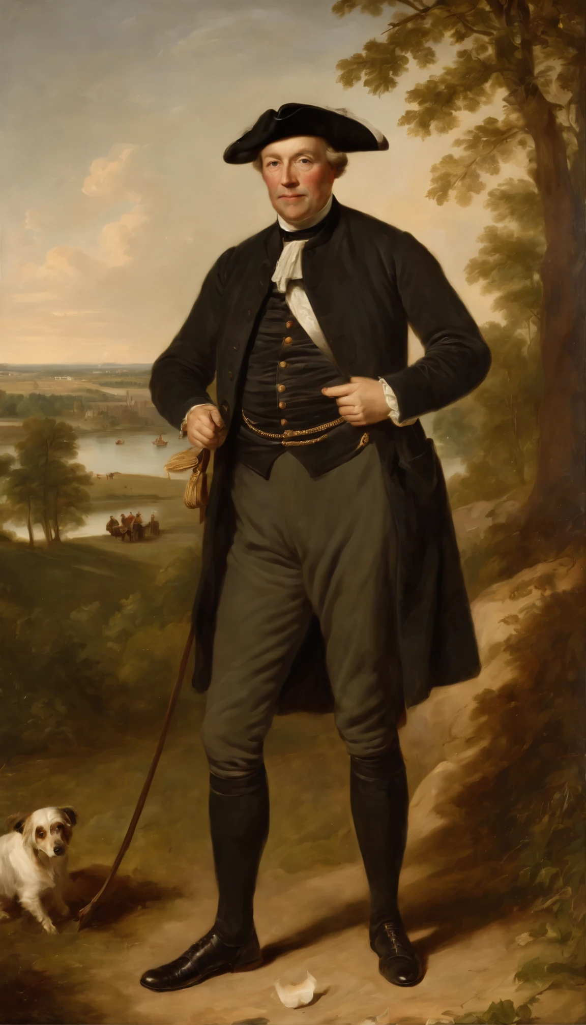 1800s (Person) Portrait of His Grace Duke Montgomery ‘Riverbend’ Norris IV presides over the patchwork of croplands, pasture meadows and managed woodlots spanning both sides of the gentle Huron River as it meanders eastward through Ann Arbor on the way towards Lake Erie. His distinguished English nobility lineage traces back to decorated Royal Navy Admiral Sir John Norris who led daring raids against Spanish treasure fleets in the Caribbean which helped undermine King Philip II’s attempted Tudor conquest during the tumultuous 16th century era of vulnerable Virgin Queen transition quandary years following Henry VIII schism with Rome Papal authority.
Lured to the Americas by promises of fresh clean living far from crowded, polluted London where recurring plague outbreaks ravaged impoverished neighborhoods each summer, the Norris family invested early in Colonial Potomac land grants later divided and sold off to finance even more ambitious Great Lakes territory stakes during the post-Revolution frontier land rush seeking quality arable acreage for cotton, tobacco and staple cereal production as newly arrived immigrants pushed inland seeking their own plot prospects.
Now entering his third generation legacy era overseeing Washtenaw development schemes expanding off successful early trading post settlement invested around traditional wigwam Native villages oriented along the Huron River abundant fishery source. Duke Norris balances cosmopolitan University of Michigan Enlightenment Age science scholarship patronage and endowment support for poor peasant family orphanage land grant endowment alongside enthusiast duties promoting newfangled mechanical threshing technology to regional farm estate owners ever seeking agricultural productivity gains. Nights often find the Duke scribing heartbeat Penobscot verse under starlit skies remembering coastal origins now anchoring determined dreams inland.