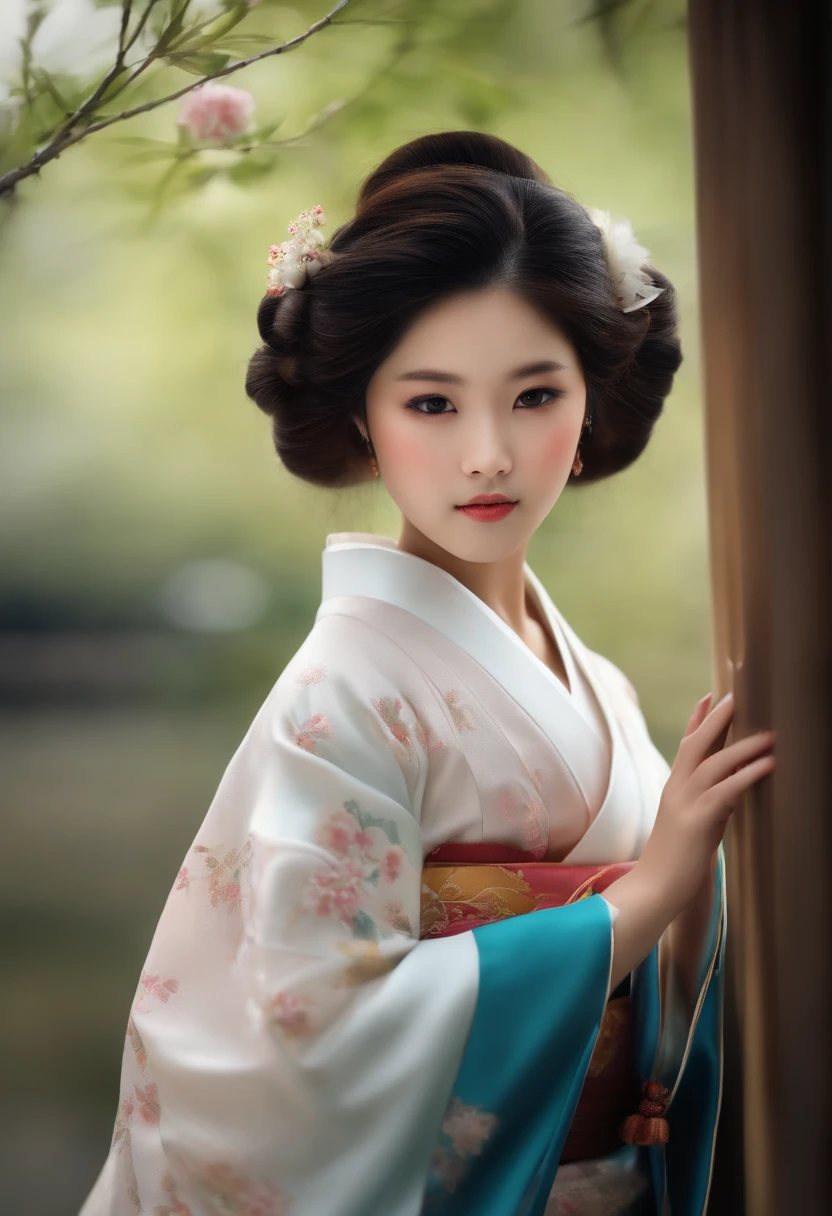 Japanese young girl, gorgeous, photorealistic beautiful.