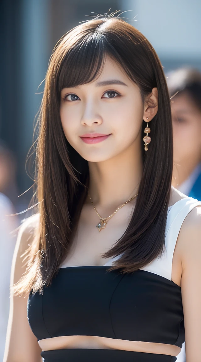 (((At 32K,very high resolution, high detail, highly accurate,Masterpiece Girl 1))),Raw photo & realistic atmosphere,beautiful dark blue eyes,detailed mouth,glossy lips,detailed eyebrows,Soft white skin that shines with every detail,,Eyes drawn in detail、Very beautiful eyes with azure eyes,detailed lip、very beautiful face,very well-groomed face、real-looking face,beautiful glossy lips,Beautiful eyebrows,Infinite reality,Best design,(Insanely cute Japan 16-year-old high school girl,,Beautifully shaped breasts,Very cute beautiful girl,,healthy body,Outstanding style:1.5),Best Natural Makeup,Japanese ido,Korean Idols,Young Idols,Moist eyes,Dark Beautiful Deep Eyes,Beautiful butt,beautiful feet,,camel's foot,:1.3),ultra high resolution、,Natural and realistic face,back lighting,Pure eyes are too cute,(((photorealism,Photograph the whole body))),,Reality Live Action,(Fashionable earrings,,necklace,bracelet,ring,Glossy nail art,Summer fashion for women in their 20s,Bright blue big top with beautiful design,sexy underwear,Black slit skirt,Blue sandals,black pantyhose,Hair Stopper,Calm and fashionable girl,light brown hair,Wave shortcuts,solo,little smiling,Full body Esbian,Show full-body fashion,Show me the blue pumps, Young sexy 15 year old girl with only beauty in this world:1.7),Night in Shibuya