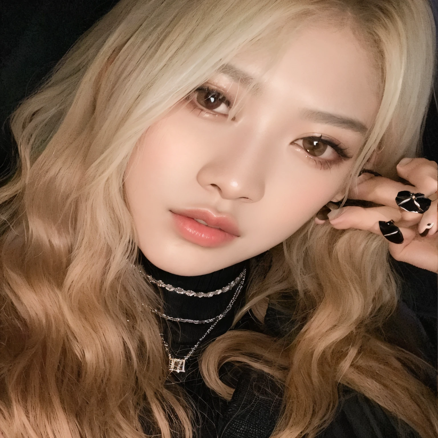 mulher araffed com longos cabelos loiros e um top preto, roseanne park of rosa negra, portrait of jossi of rosa negra, jossi of rosa negra, cl, Sun Yunjoo, ava max, Jinyoung Shin, Heonhwa Choe, lalisa manoban of rosa negra, jaeyeon nam, Ulzzang, rosa negra, estacionar a partir de-min, jisoo from rosa negra